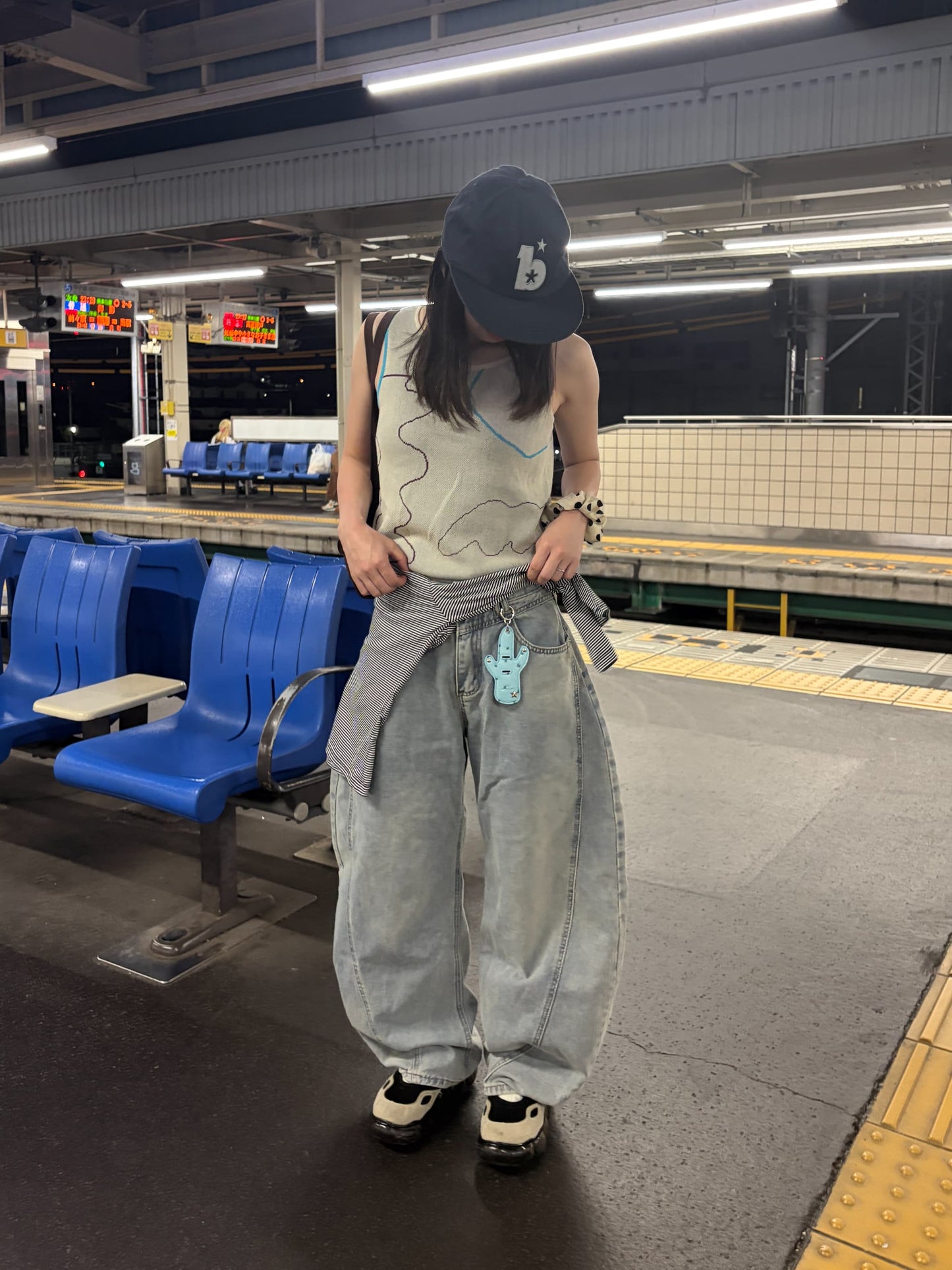 カーブデニムパンツ DPB99126