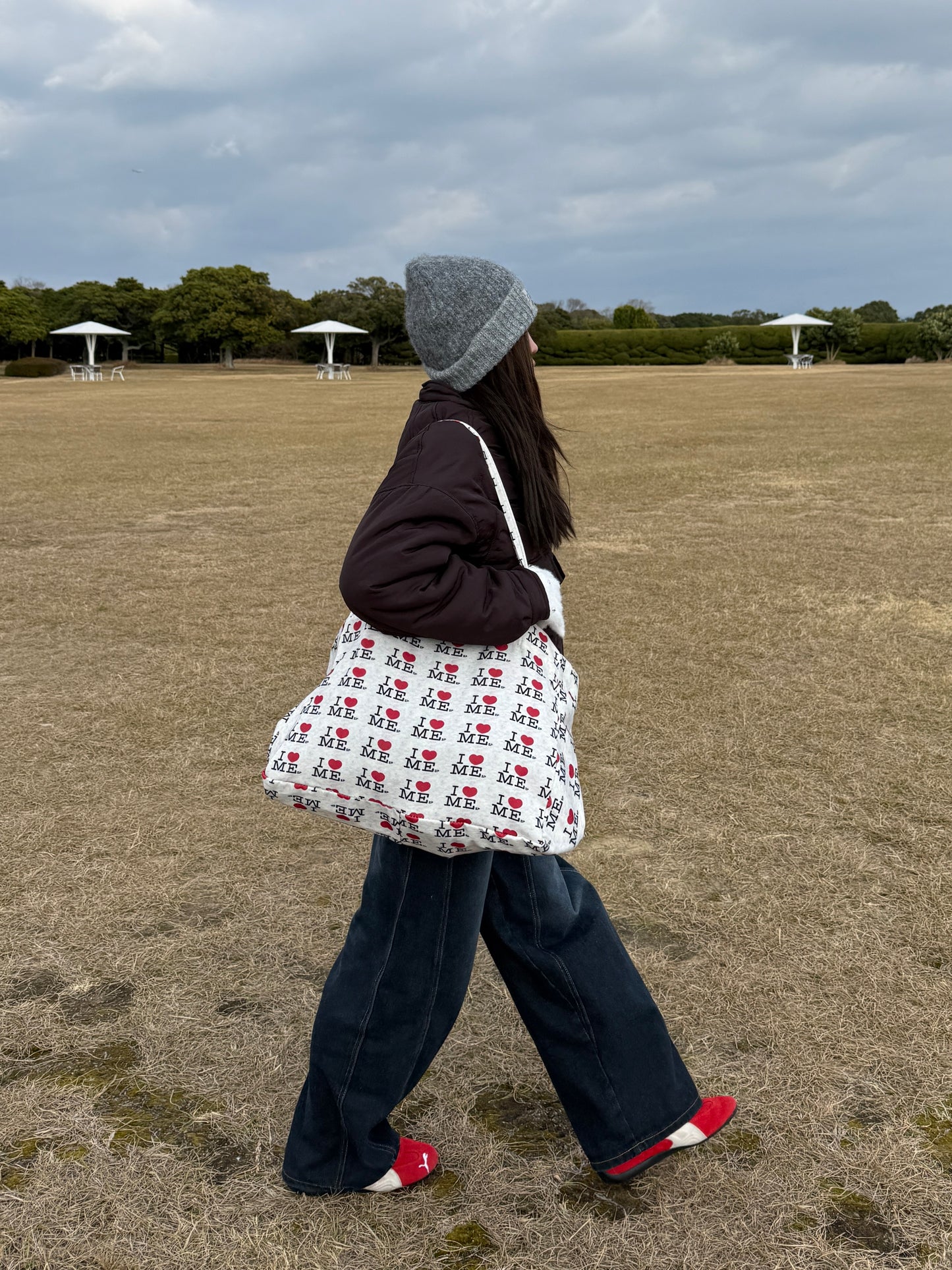 ロゴルーズワイドデニムパンツ DPC01032