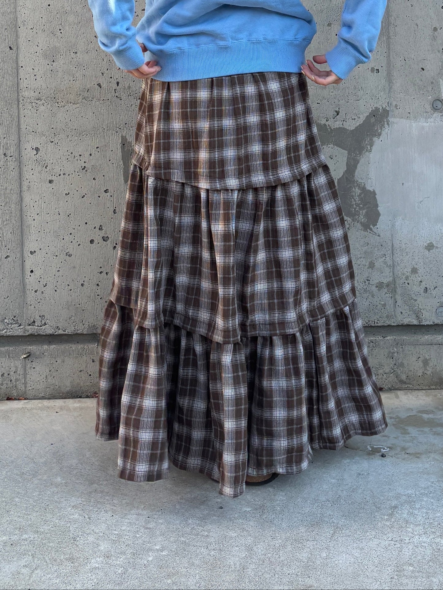 チェックティアードスカート DPB84285