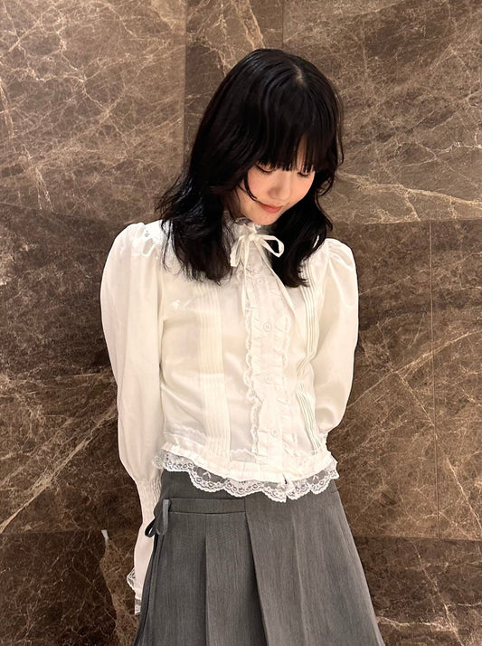 レトロレースブラウス DPA43307