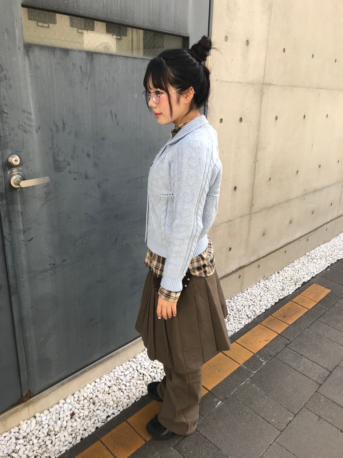ニットカラーカーディガン DPB89218