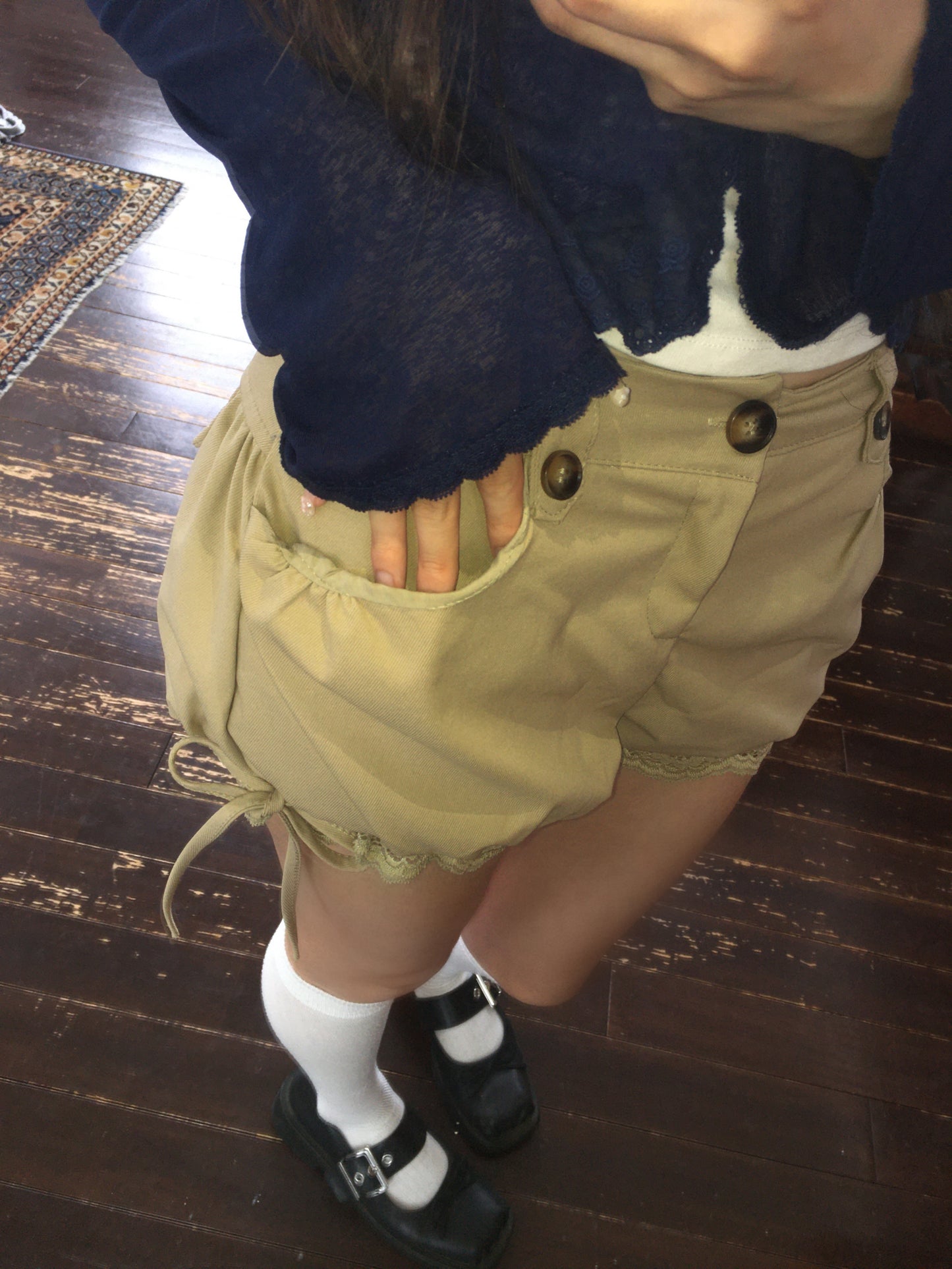 パフレースボリュームパンツ DPC09043