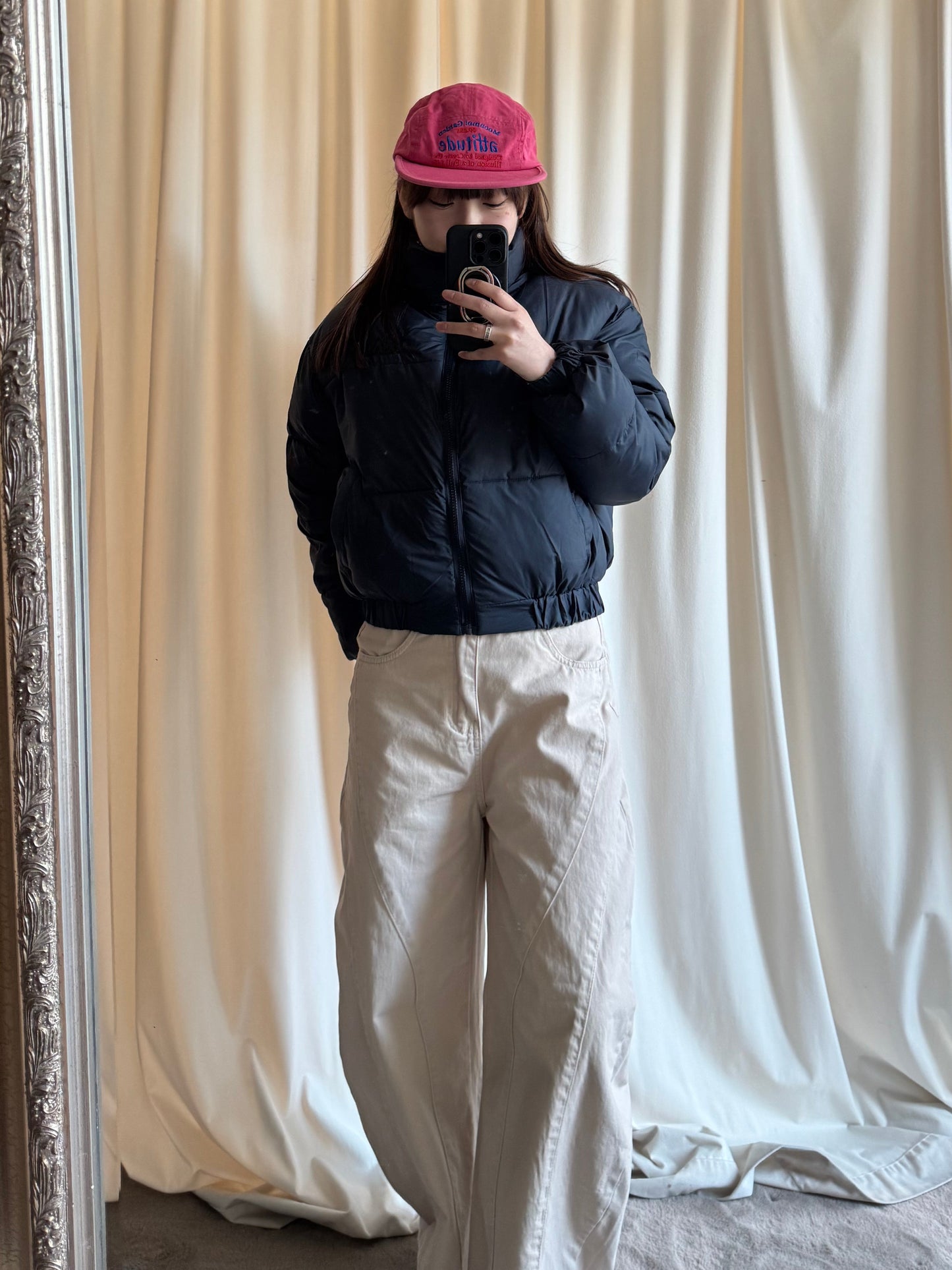 リバーシブルチェック中綿ジャケット DPB91075