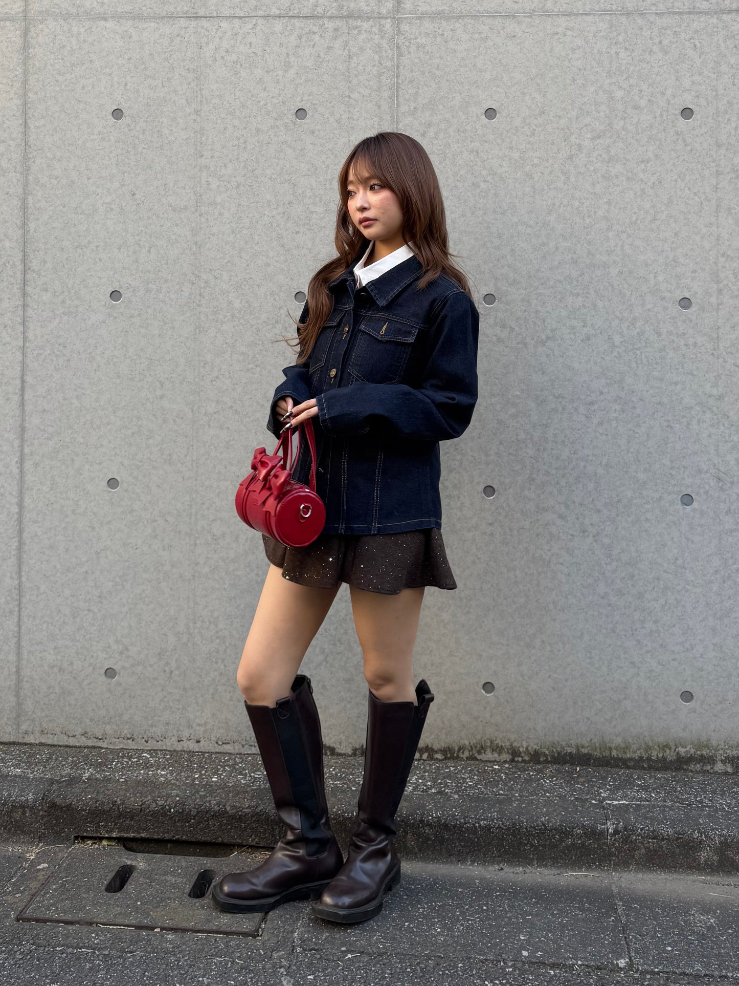 ラメミニスカート DPB86209