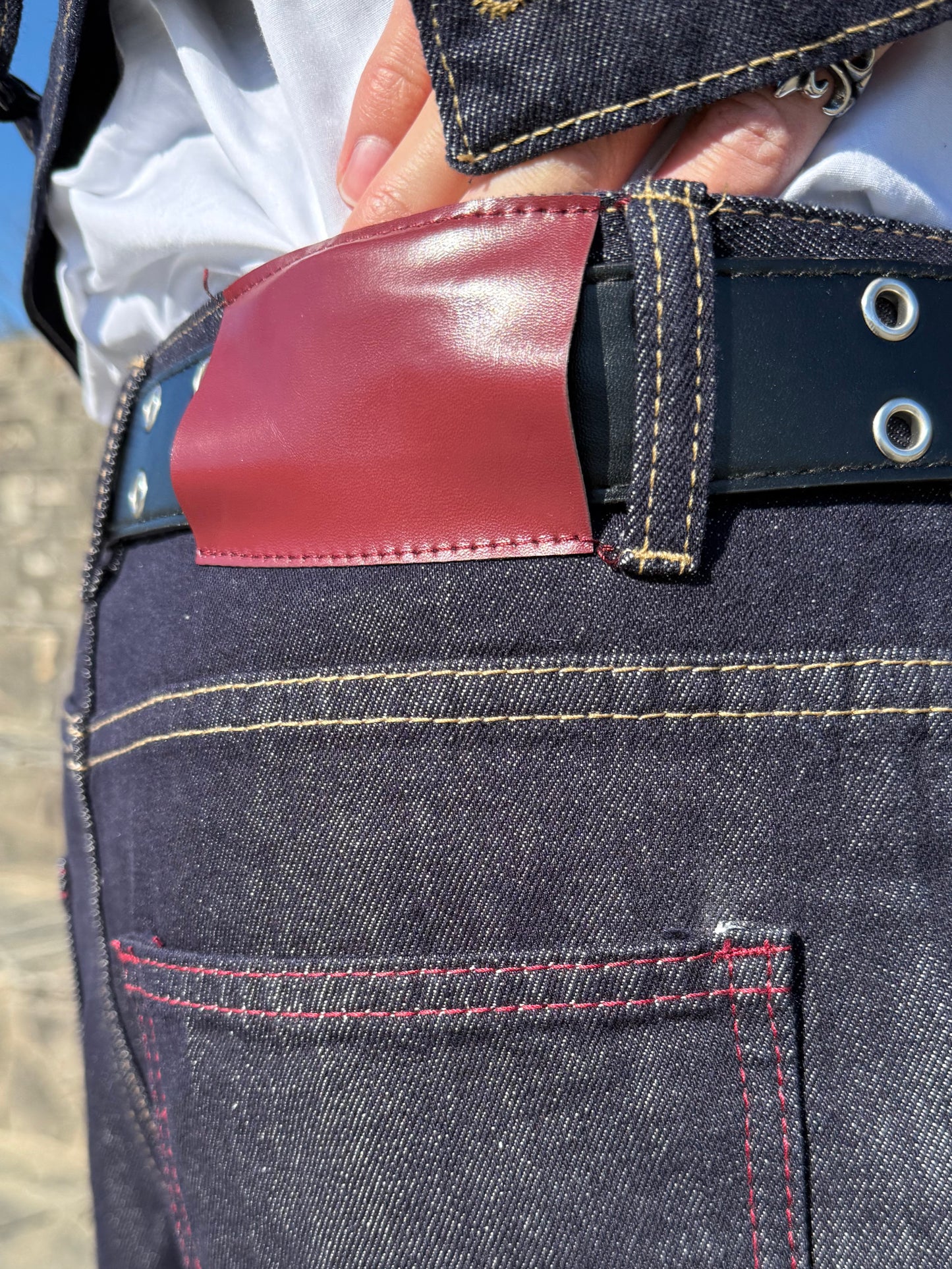 セットアップステッチデニムパンツ DPB90153