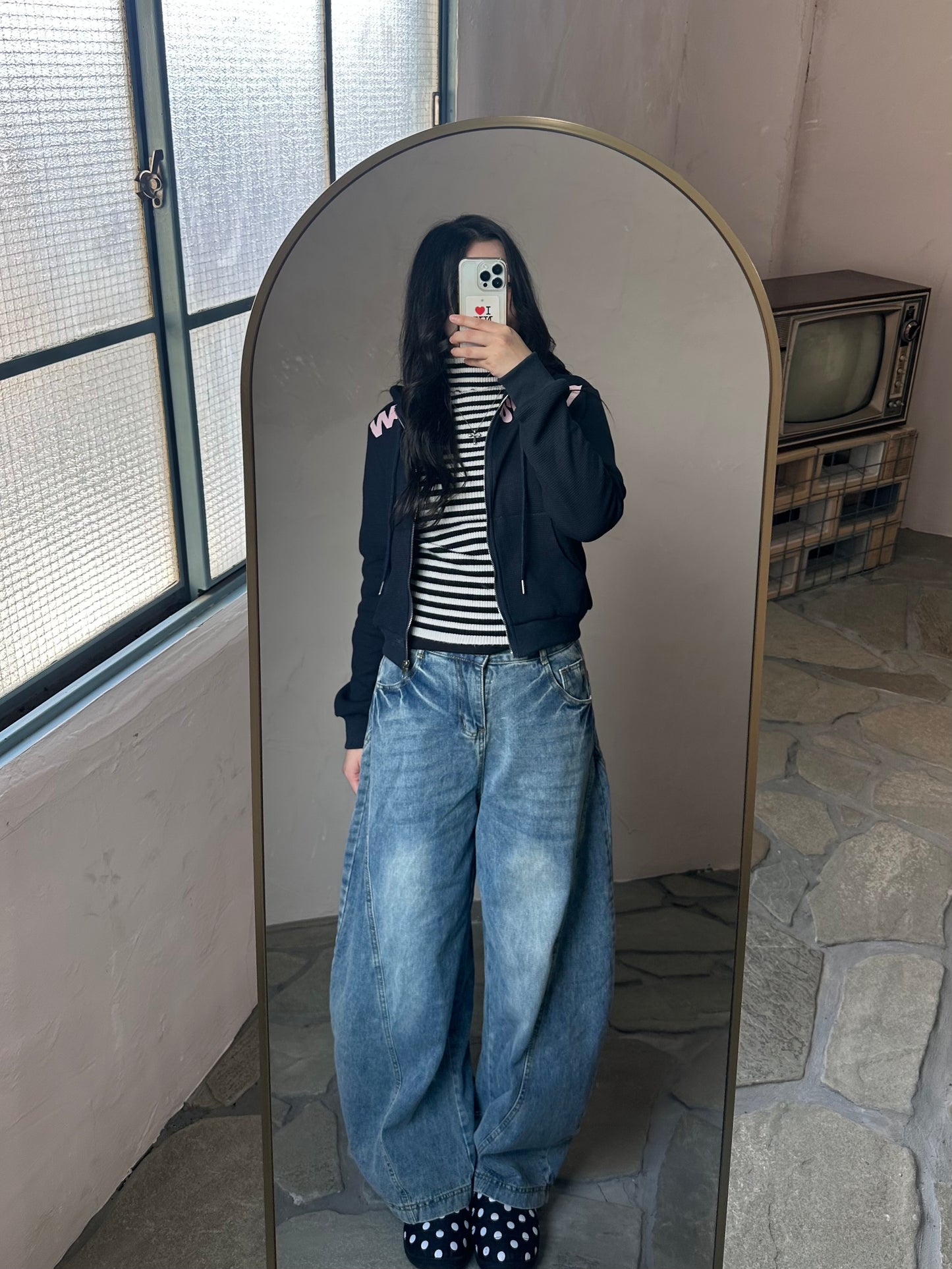 ワイドデニムパンツ DPB95062