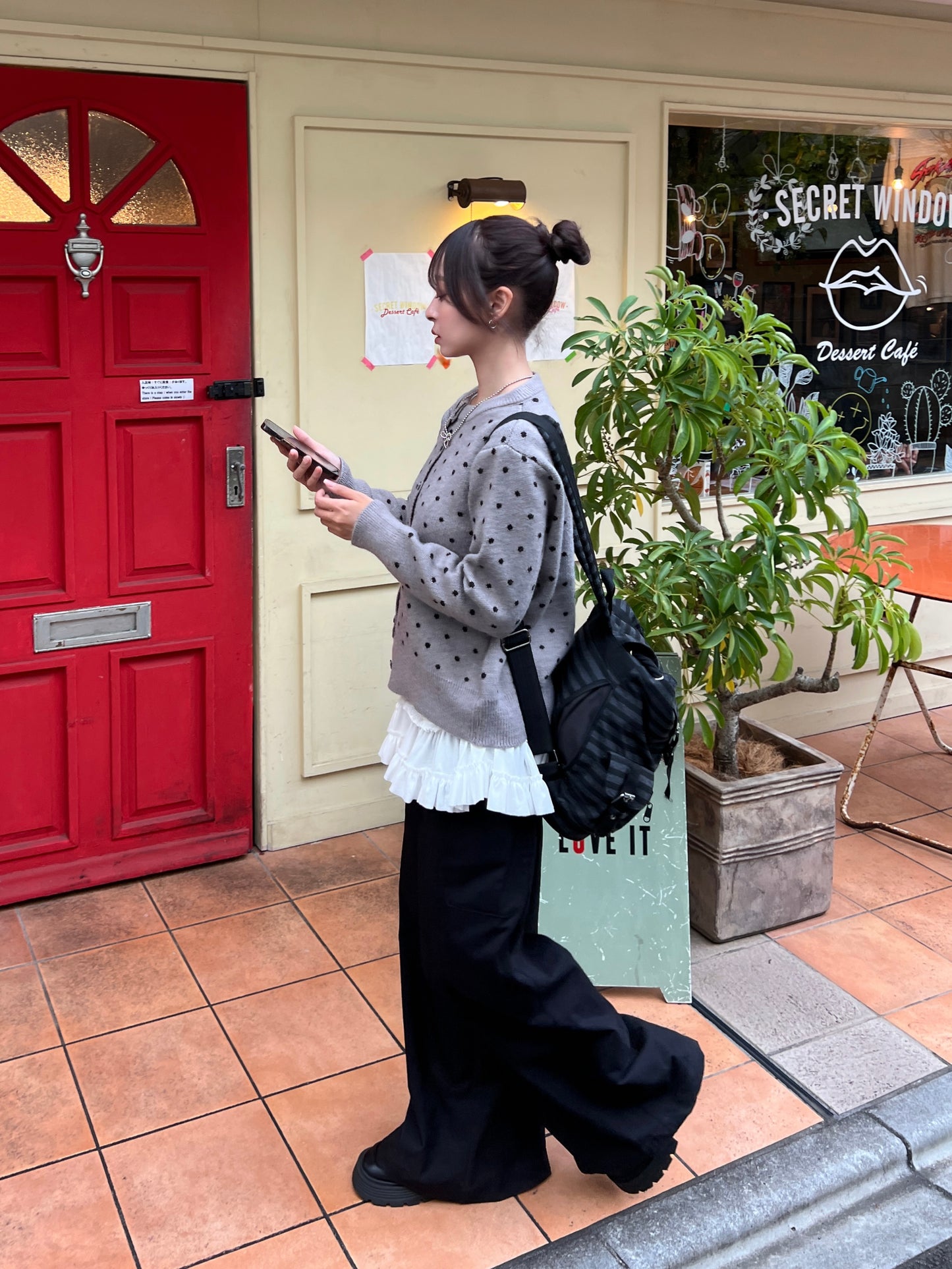 ワイドスラックスパンツ DPB94028