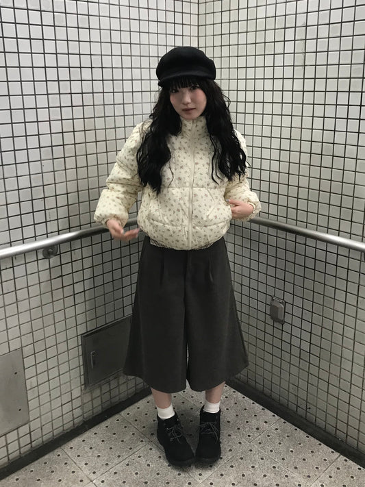 スモールフラワーパターンダウン DPB85436