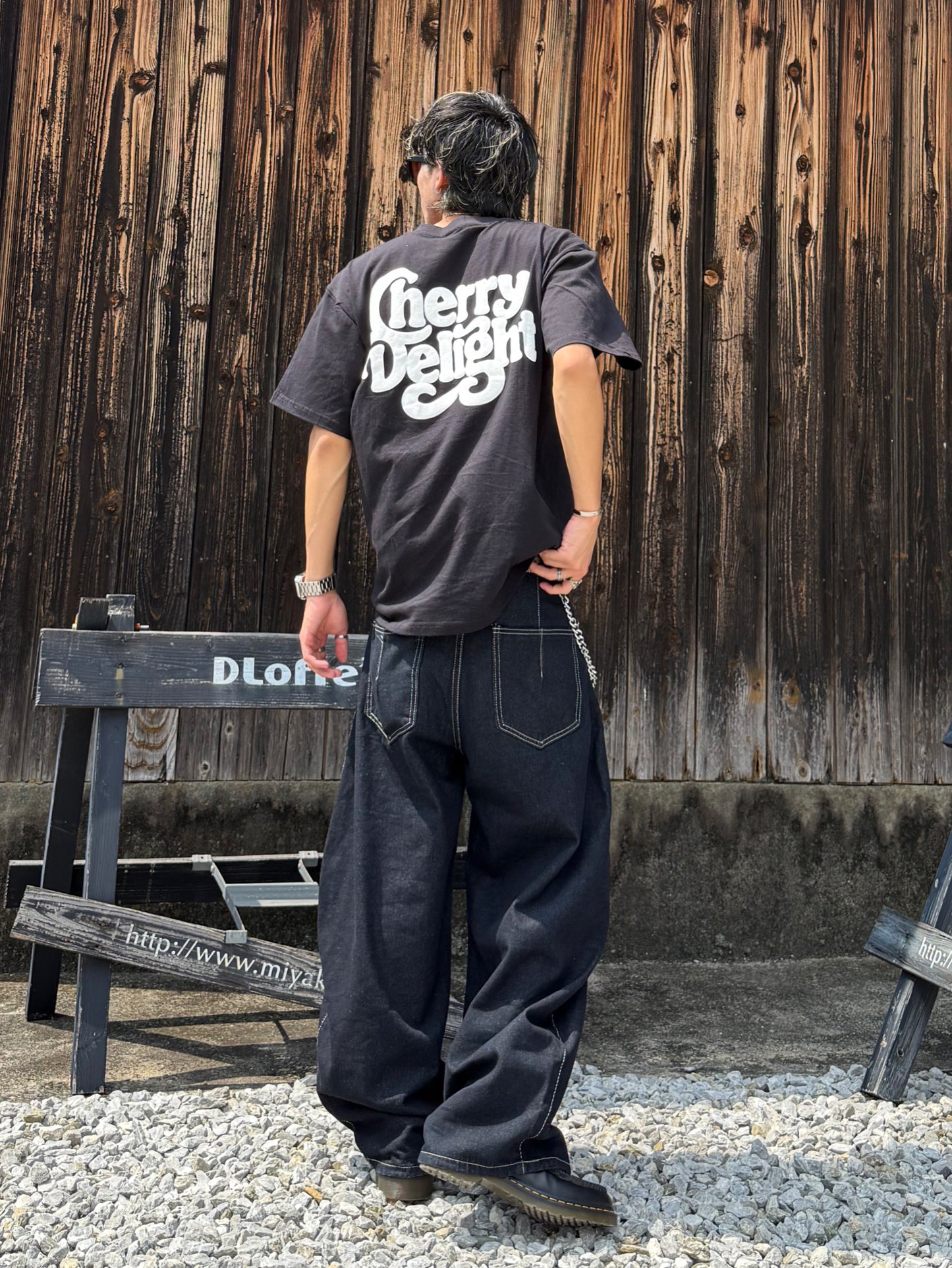 Kenshin_ボタンデザインワイドデニムパンツ DPB73405