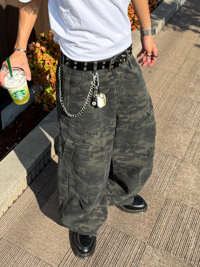 IMPRE STORE 迷彩柄カジュアルパンツ LUXSTYLE パンツ 迷彩ジョガーパンツ メンズ : ZOZOTOWN Yahoo