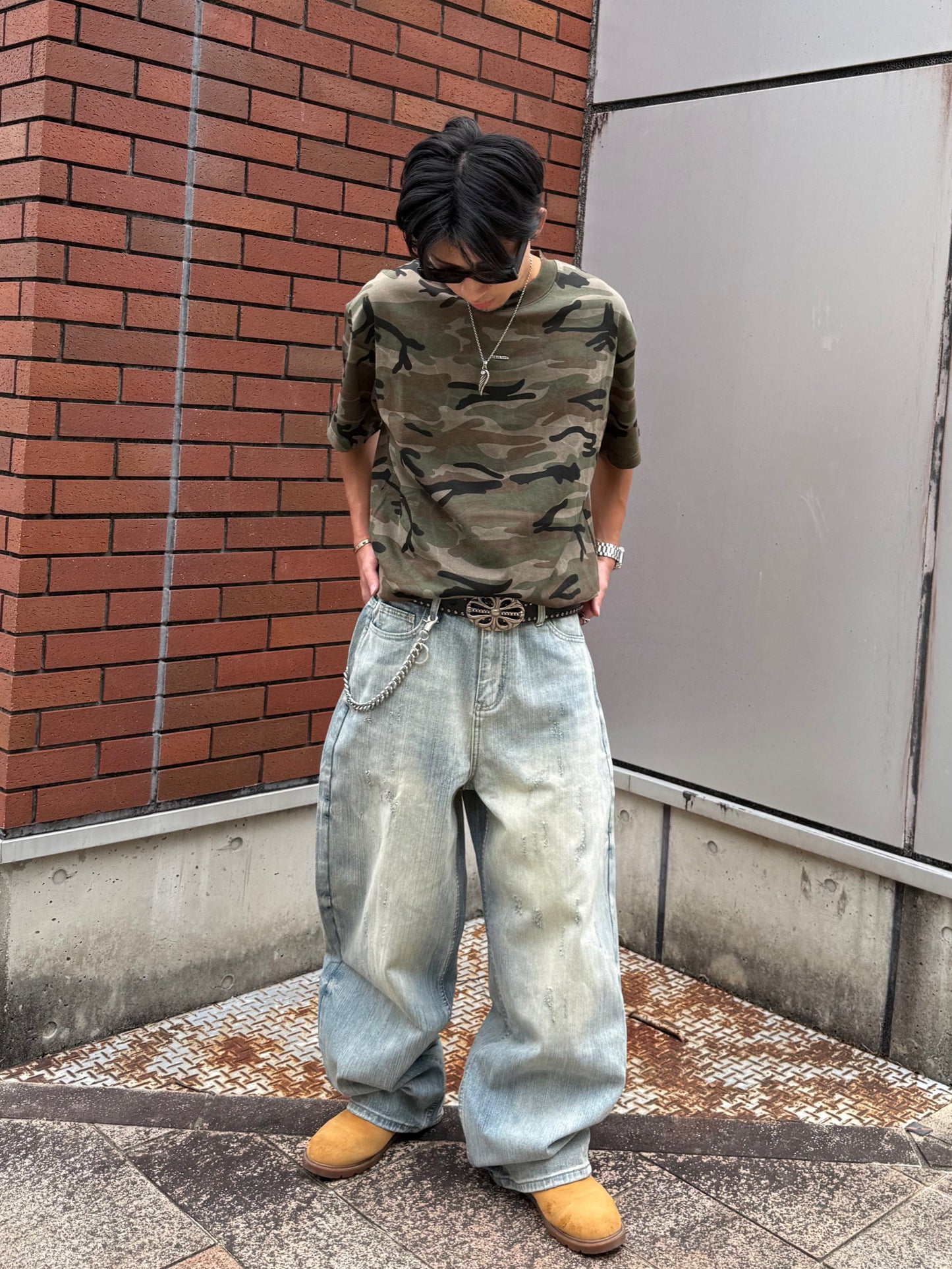 カモフラオーバーTシャツ DPB90228