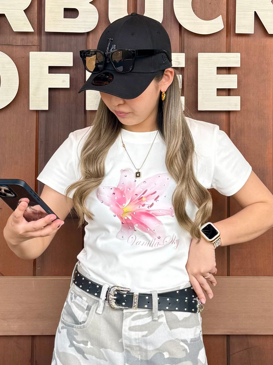 フローラルショートTシャツ DPB73625