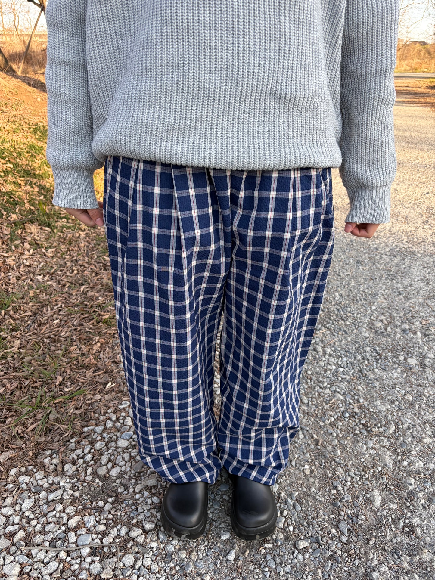 チェックバルーンパンツ DPB92106