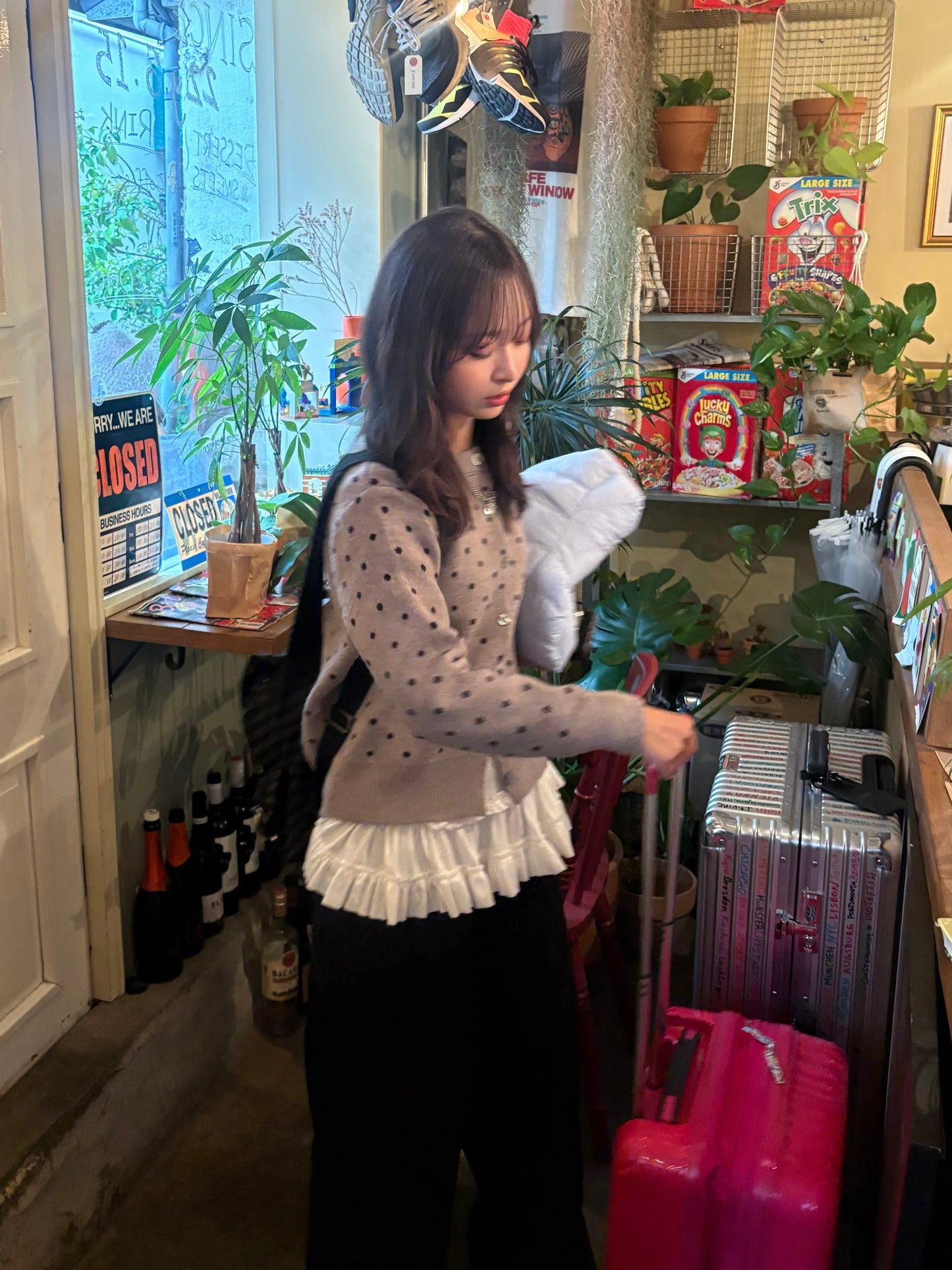 ドットニットカーディガン DPB94023