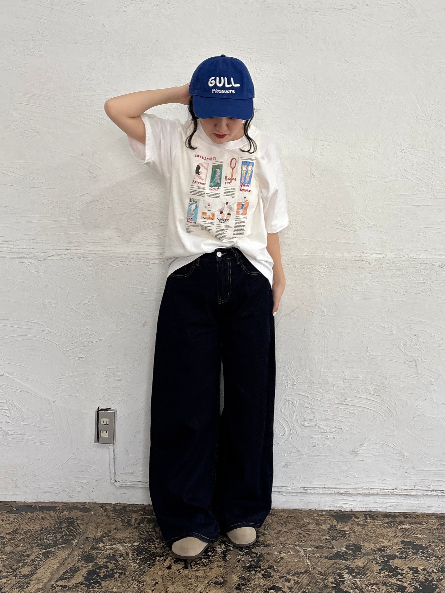 ワイドシルエットデニムパンツ DPB84161