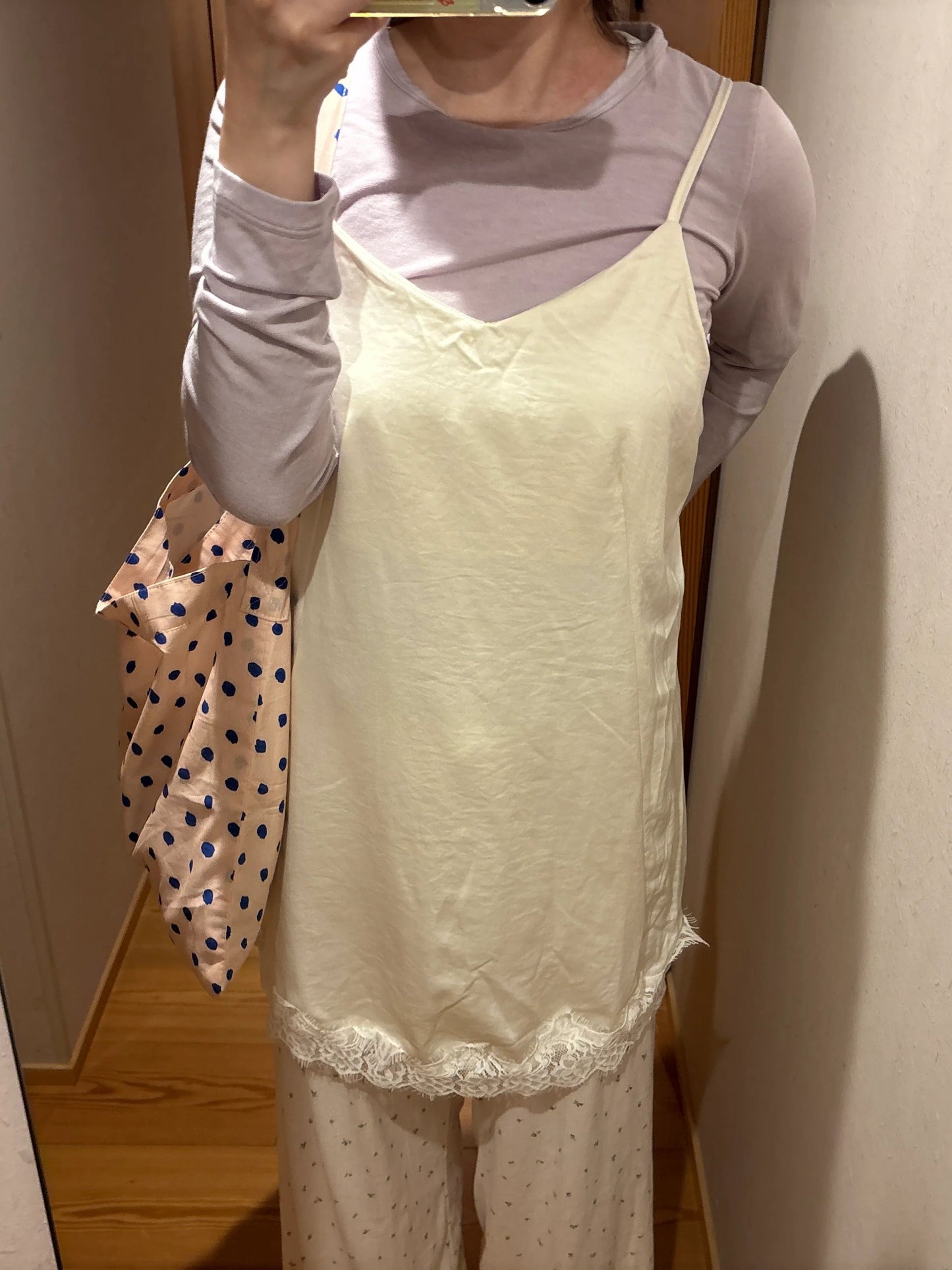 サテンキャミワンピース DPB84347