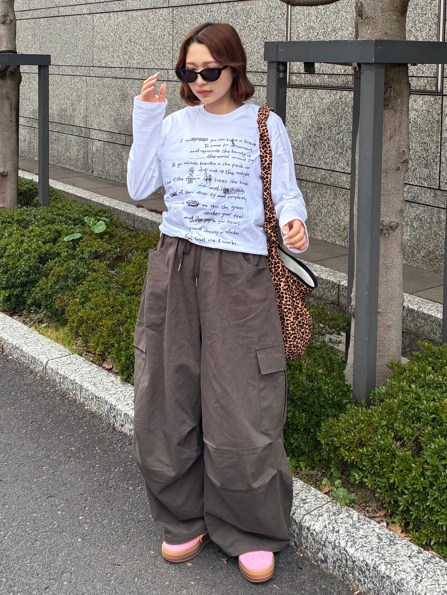 ロゴロングスリーブTシャツ DPA61463