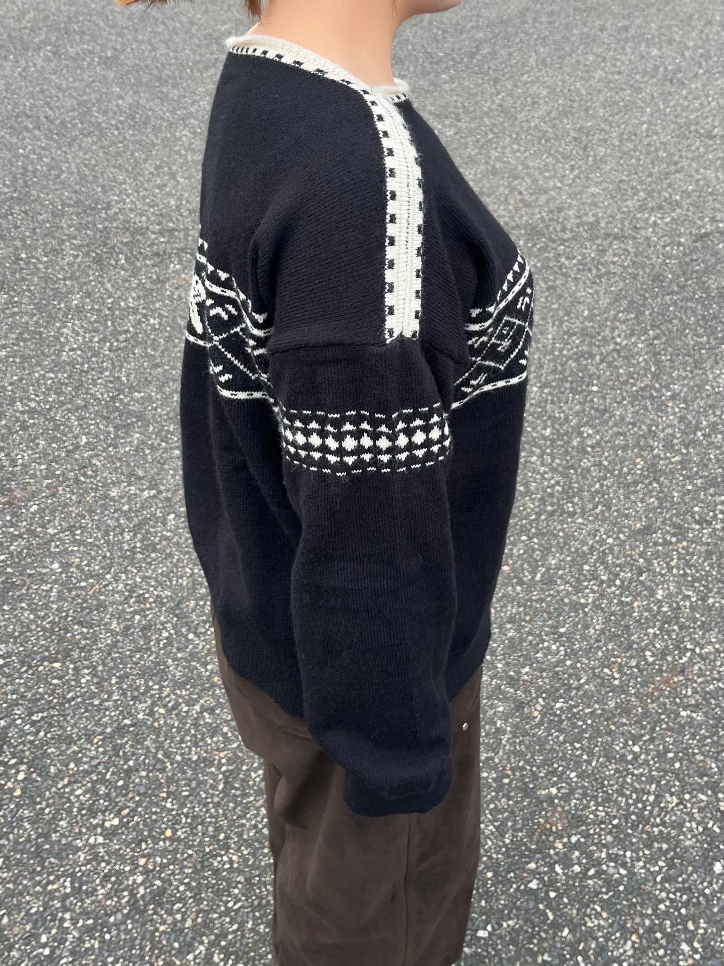 ワンショルノルディックニット DPB97019