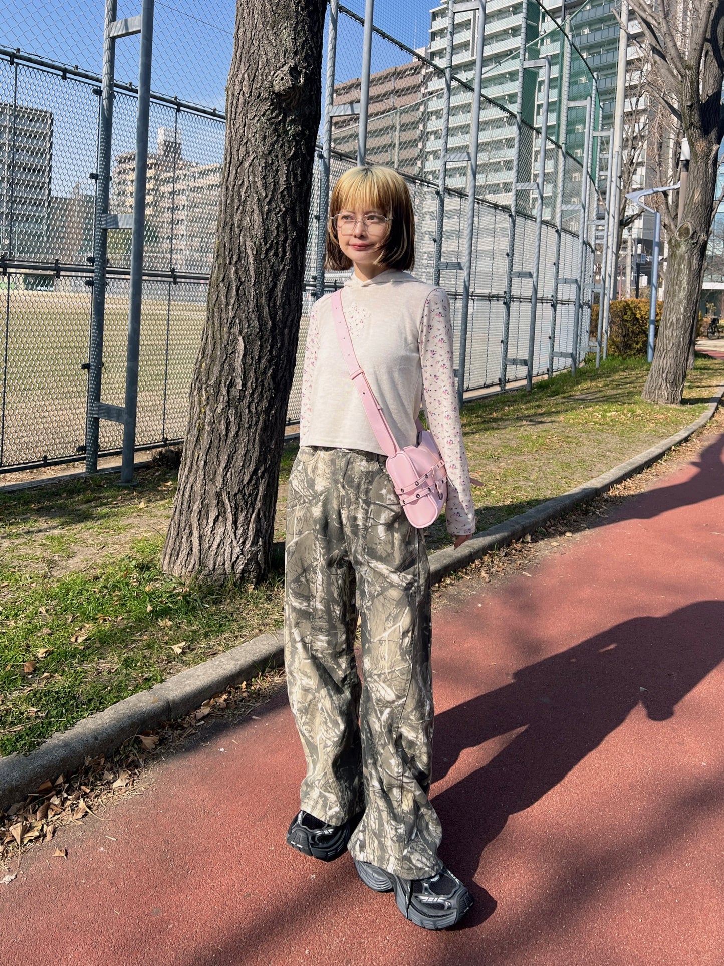 ツリーデザインワイドパンツ DPB79245