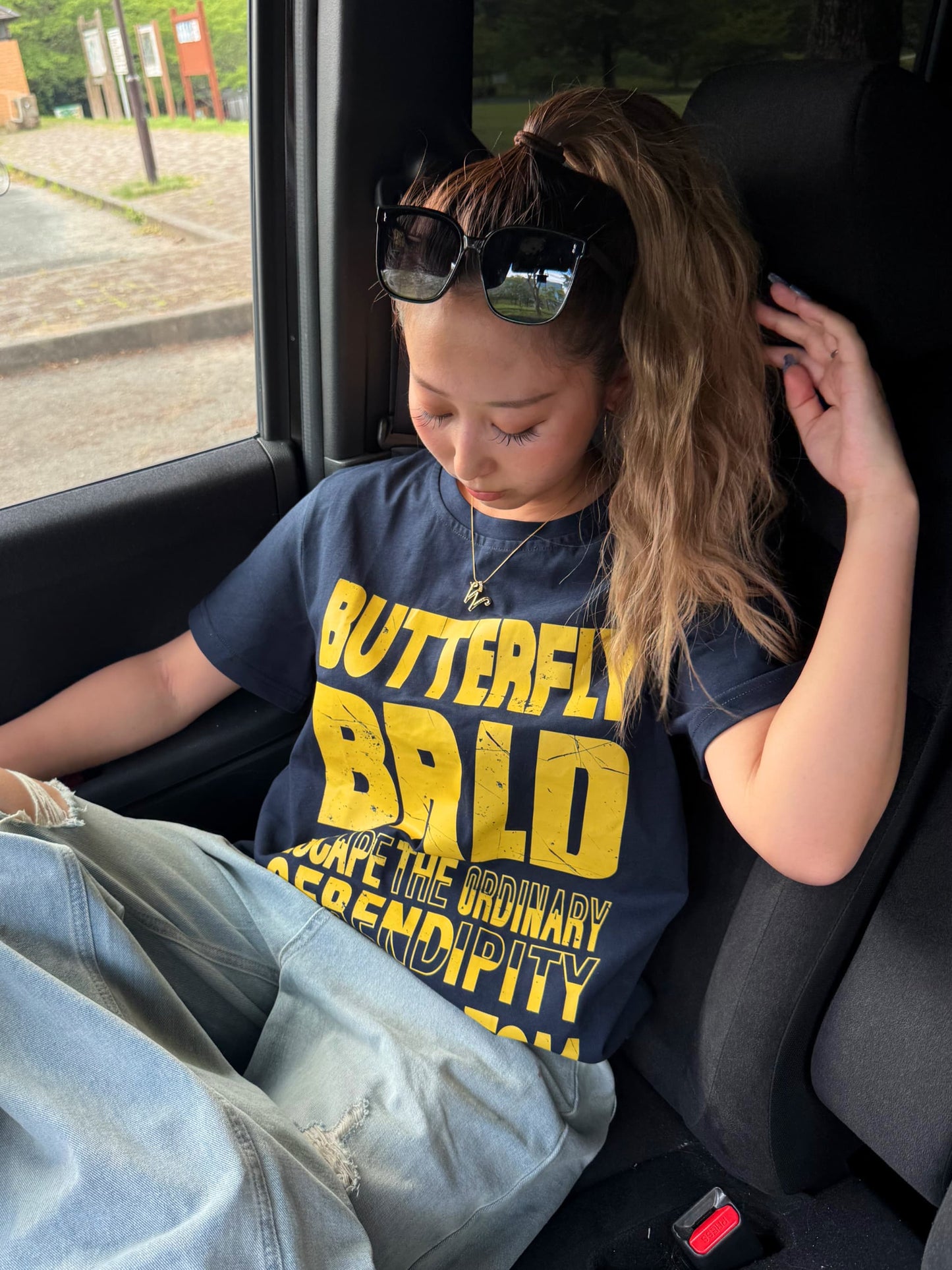 フロントロゴオーバーTシャツ DPB73676