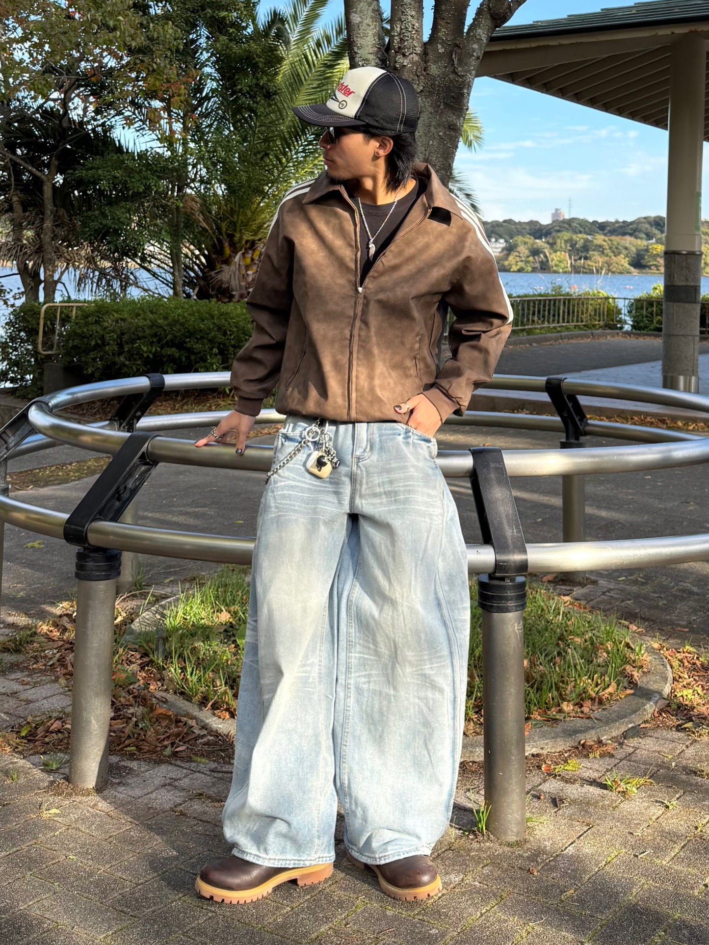 ブラウンラインジャケット DPB90078