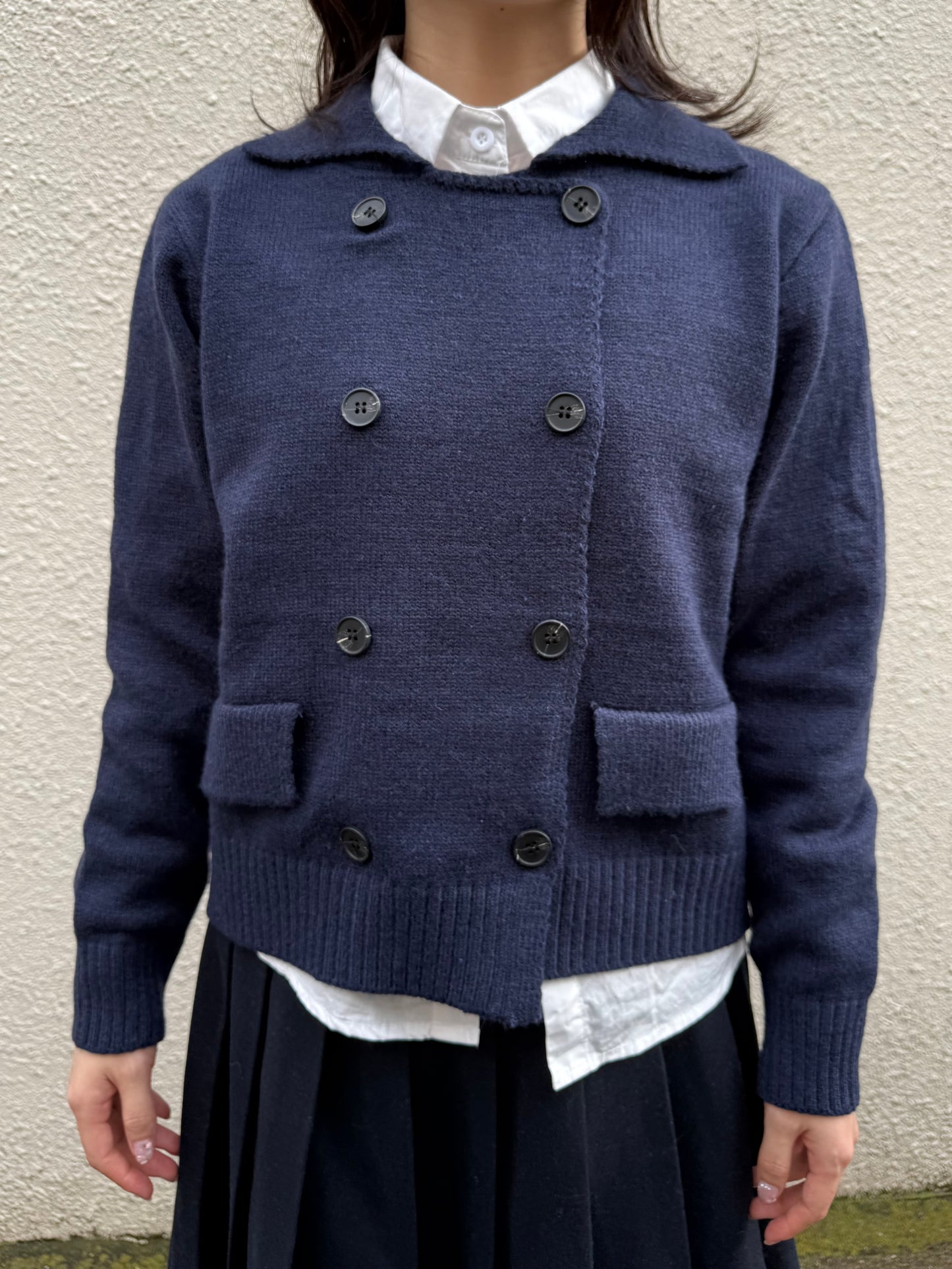 ダブルボタンセーター DPA43736