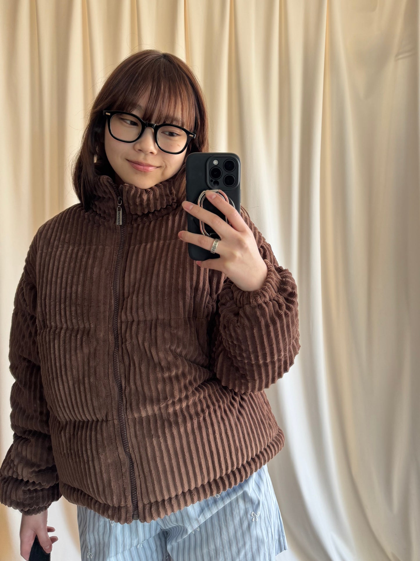 コーデュロイ中綿ジャケット DPB91066