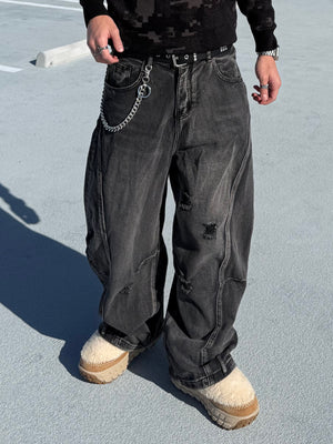 ダメージデザインデニムパンツ DPB90140