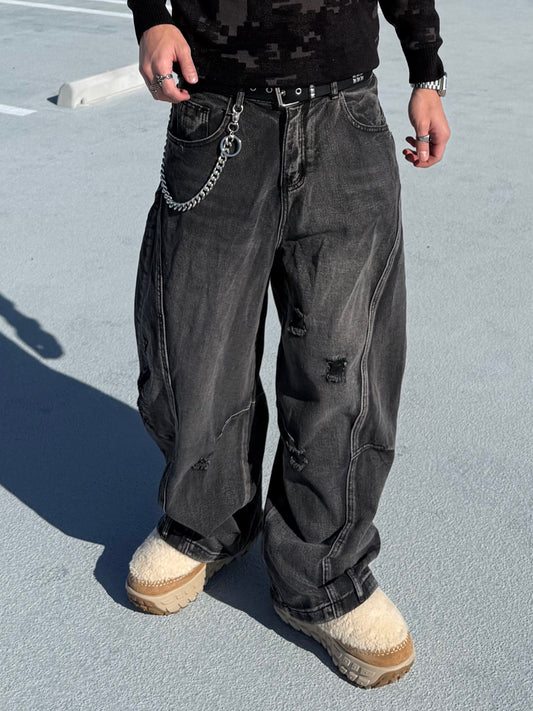 ダメージデザインデニムパンツ DPB90140