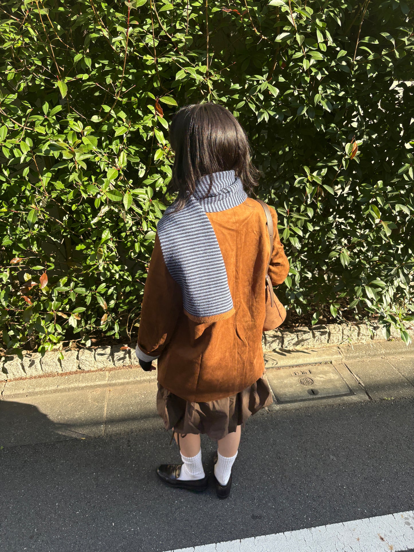 ボーダーニットマフラー DPA43730