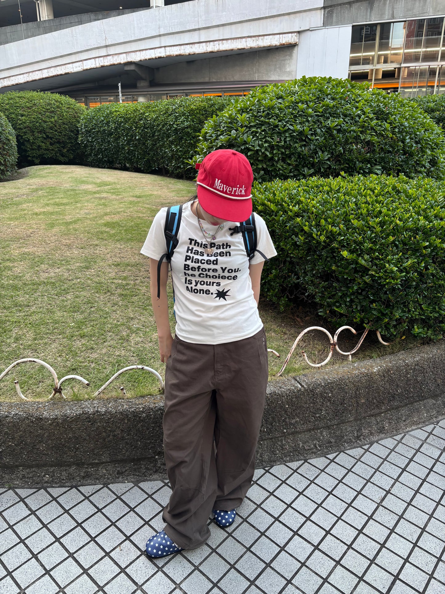 ニュアンスプリントTシャツ DPB89019