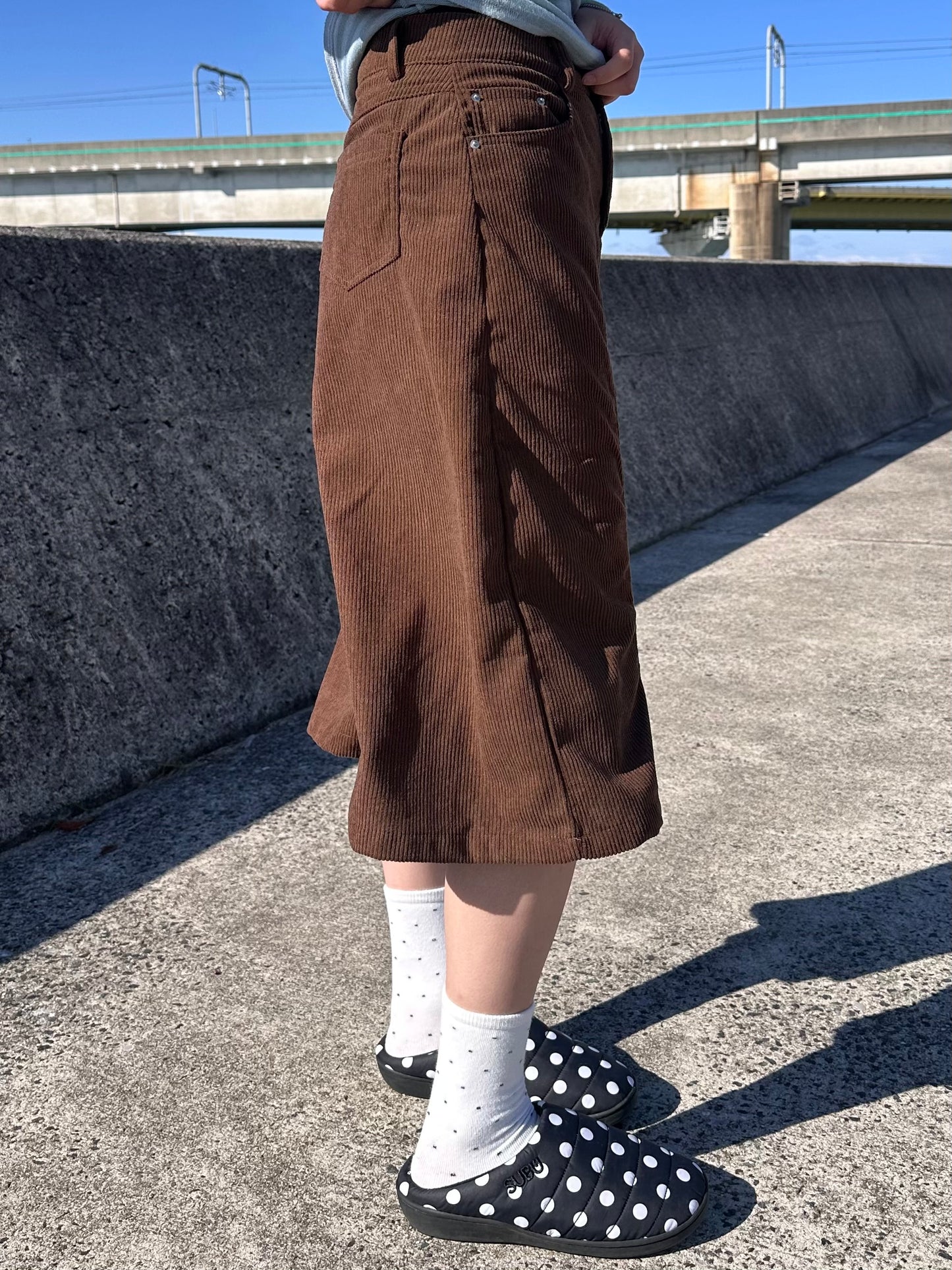 コーデュロイハーフパンツ DPB95071