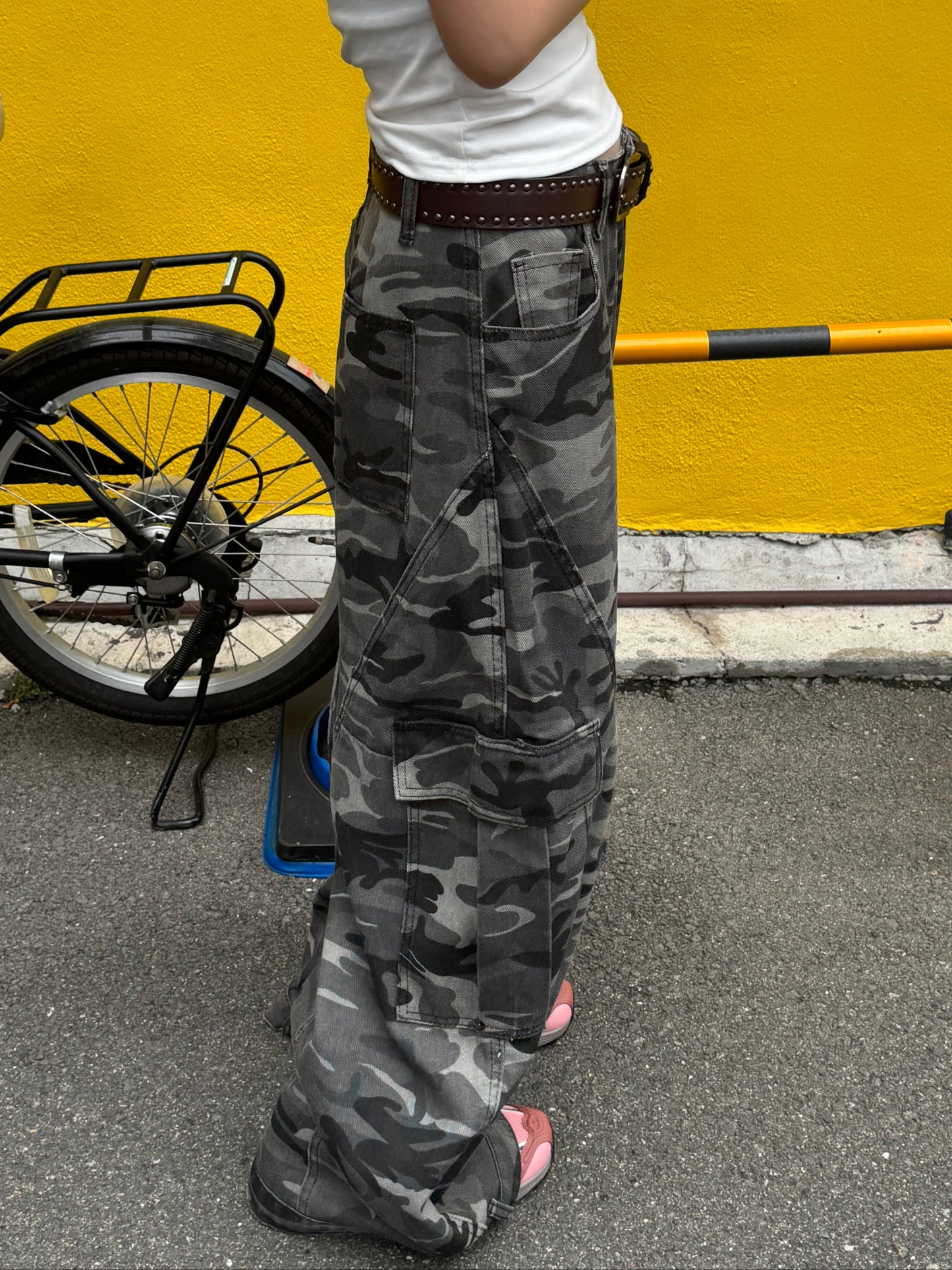 カモフラカーゴデニムパンツ DPB85275