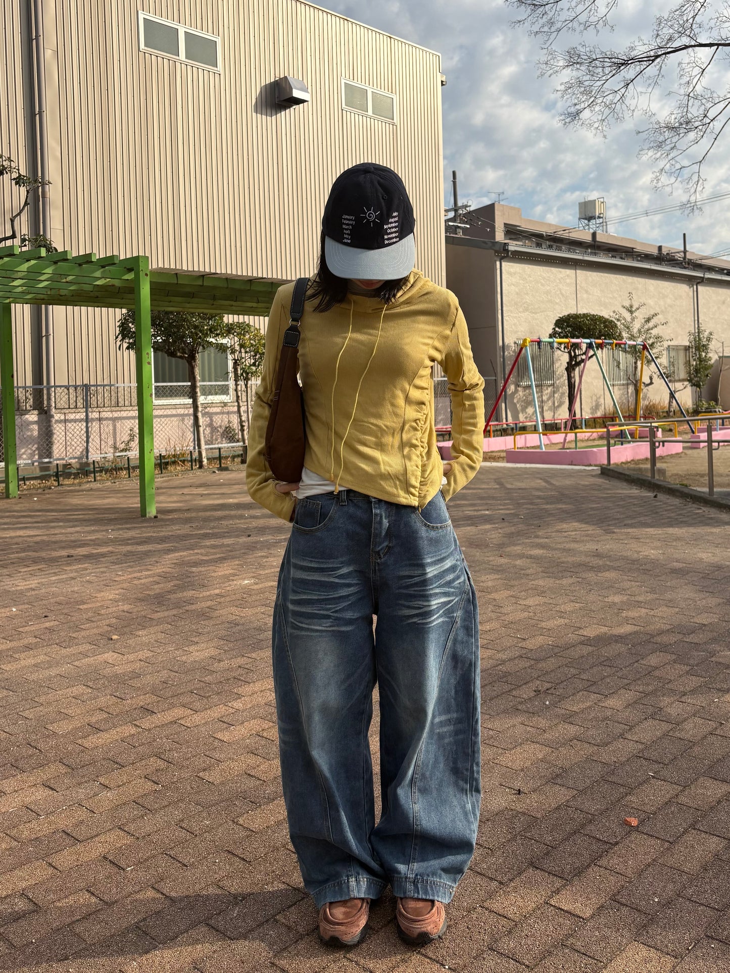 ステッチブラウンバッグ DPB99060