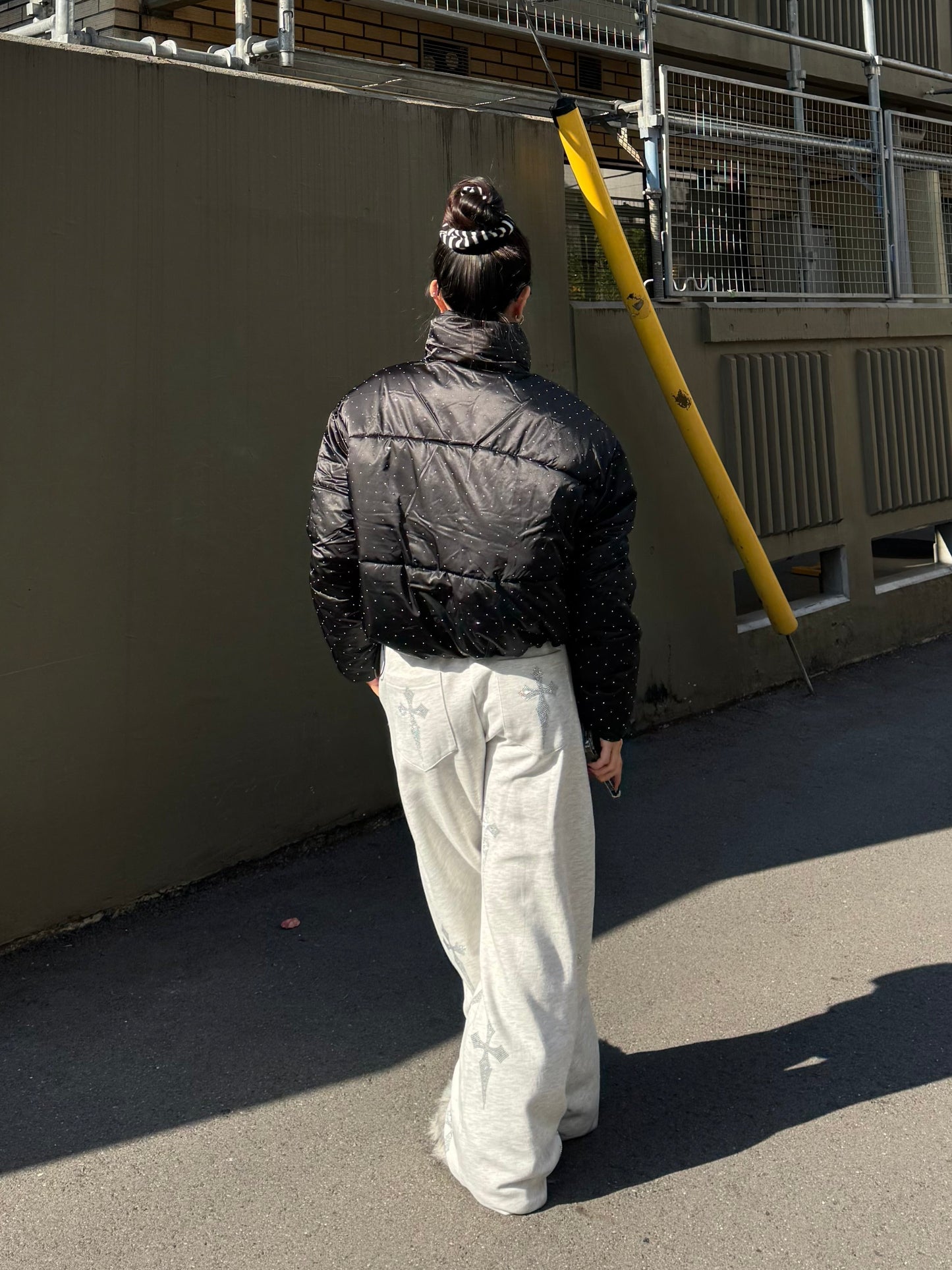 ラメショートダウンジャケット DPB86154