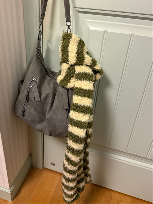 カーキボーダーマフラー DPC01012