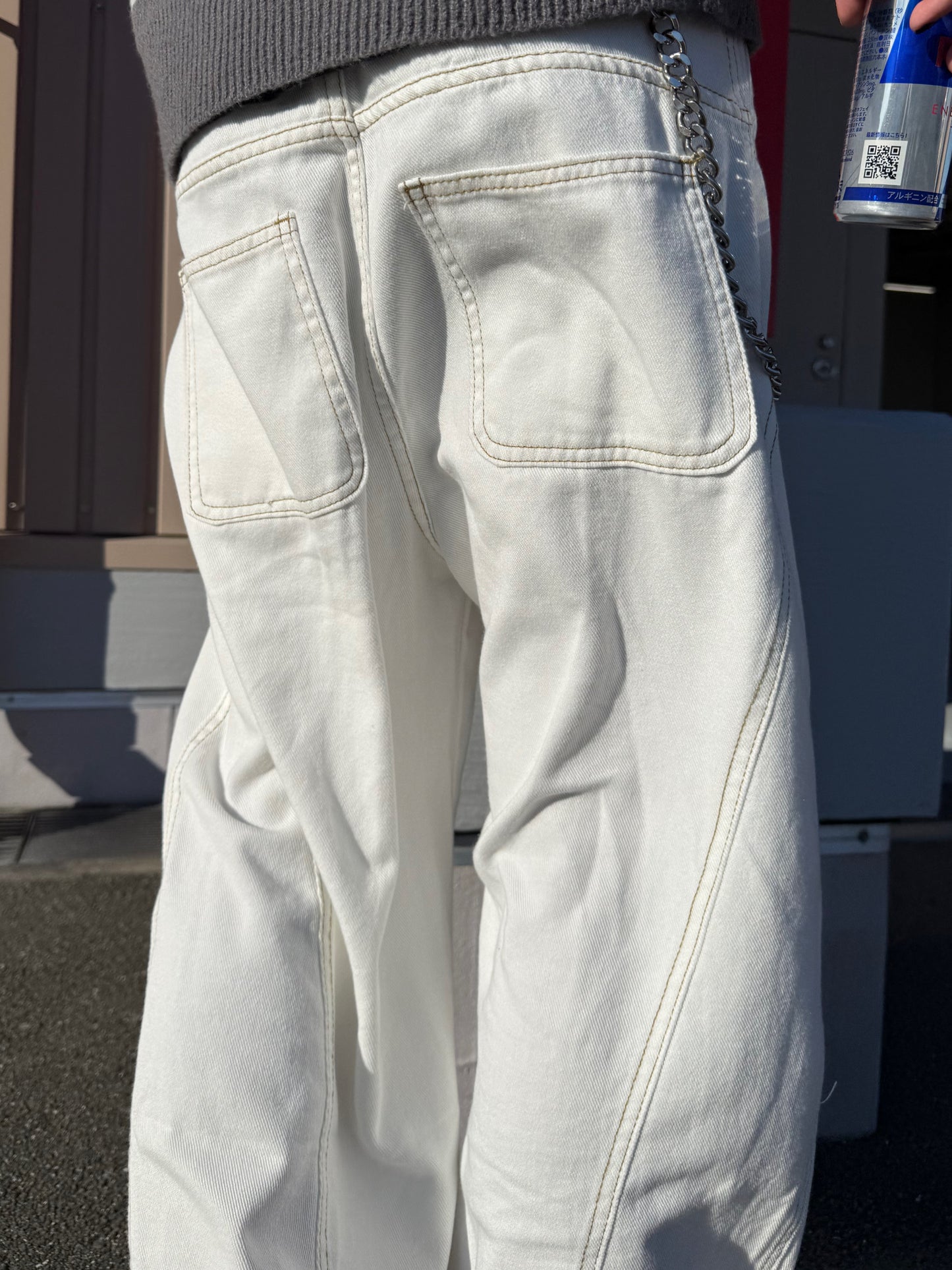 ホワイトデニムパンツ DPB90073