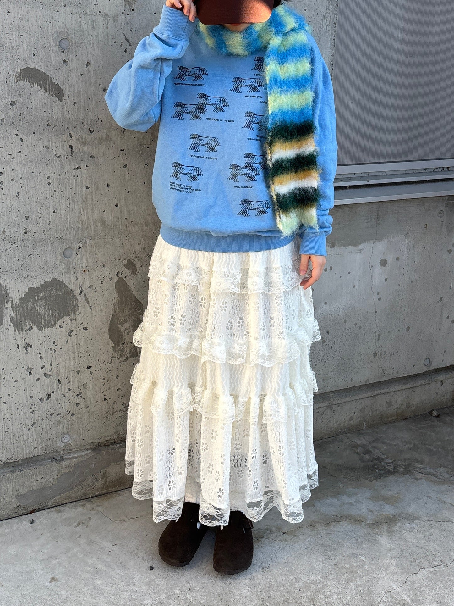 フリルレーススカート DPB84282