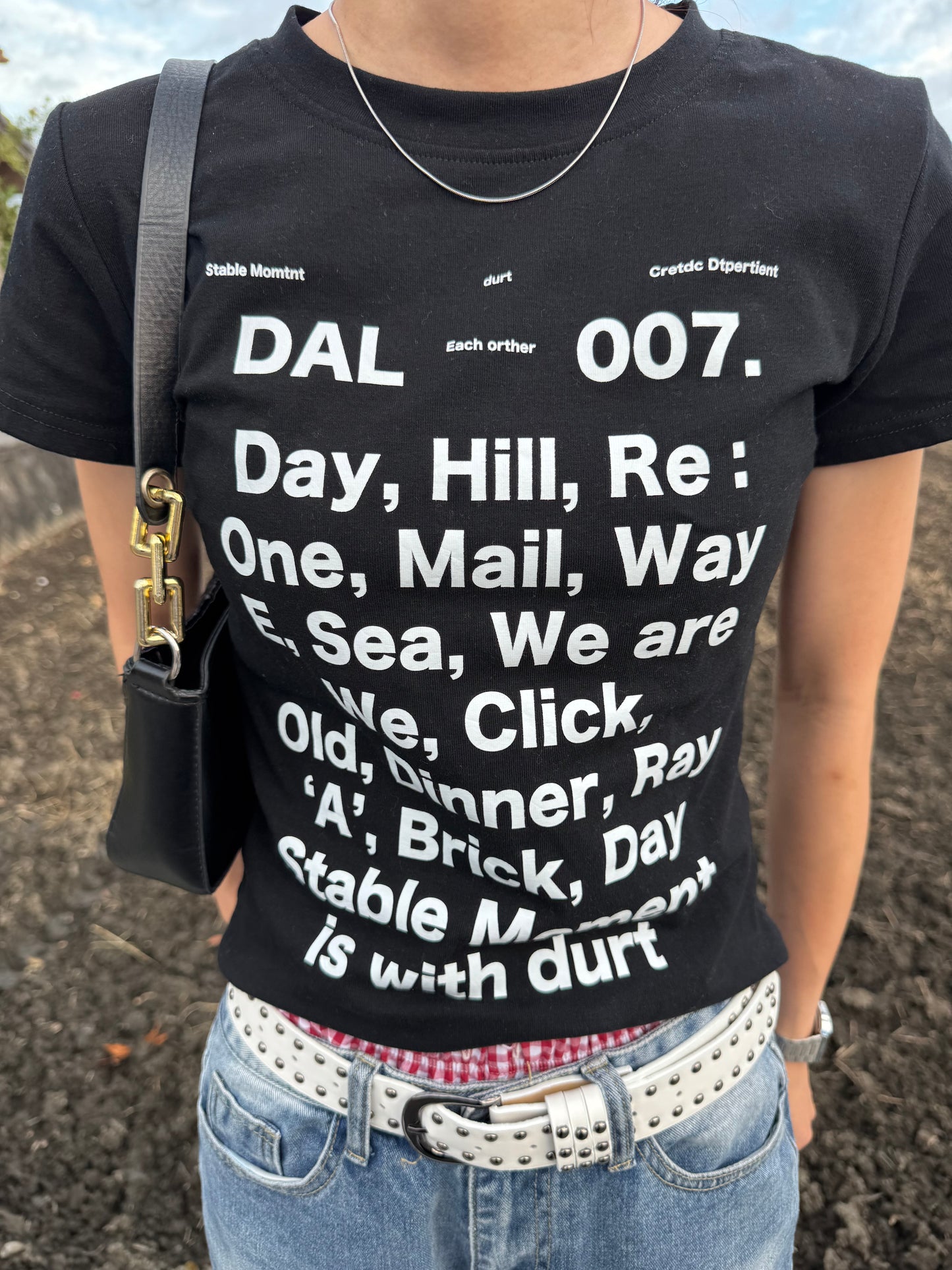 レタリングロゴTシャツ DPC07030