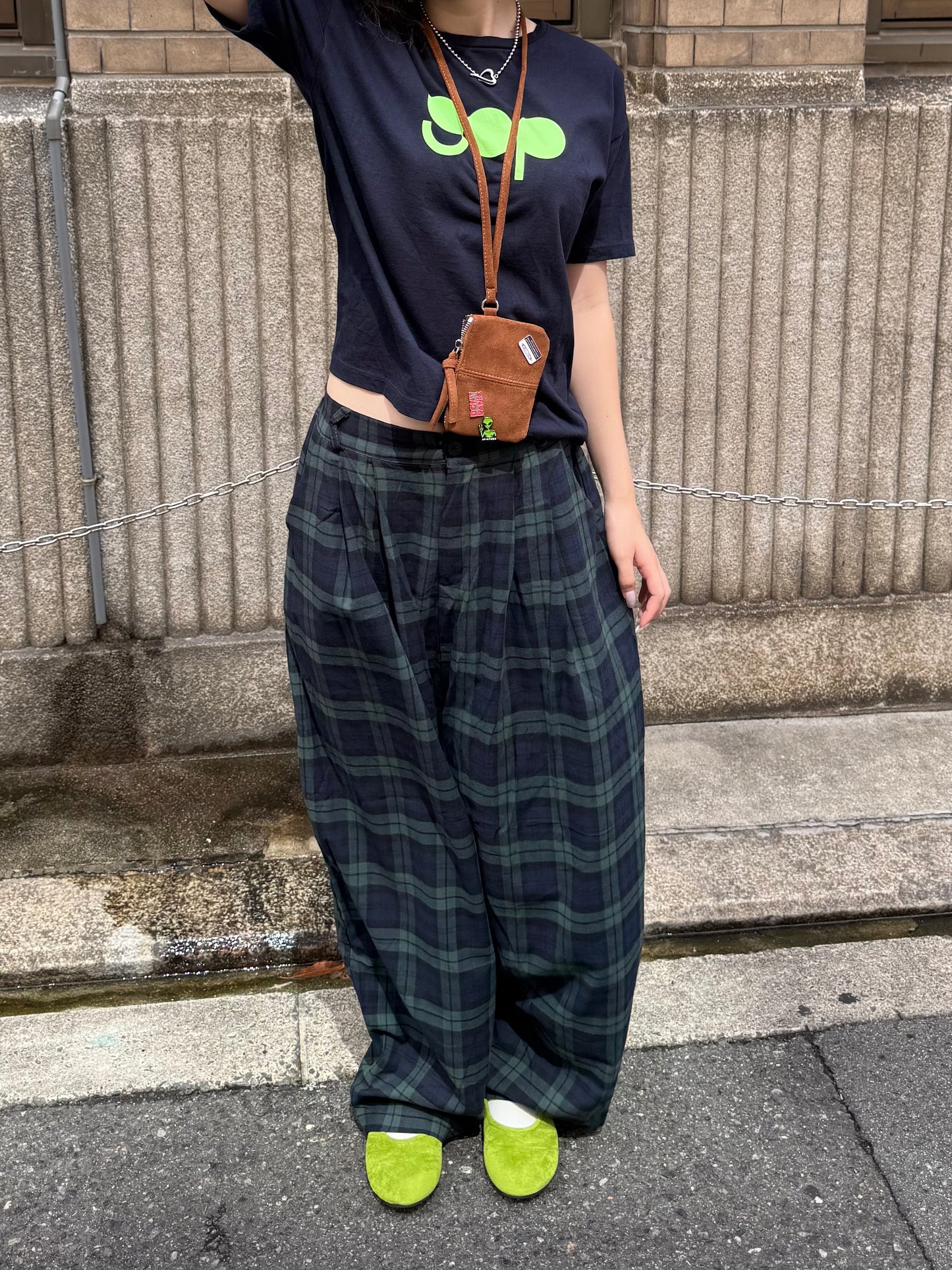カーブラインチェックパンツ DPB85295