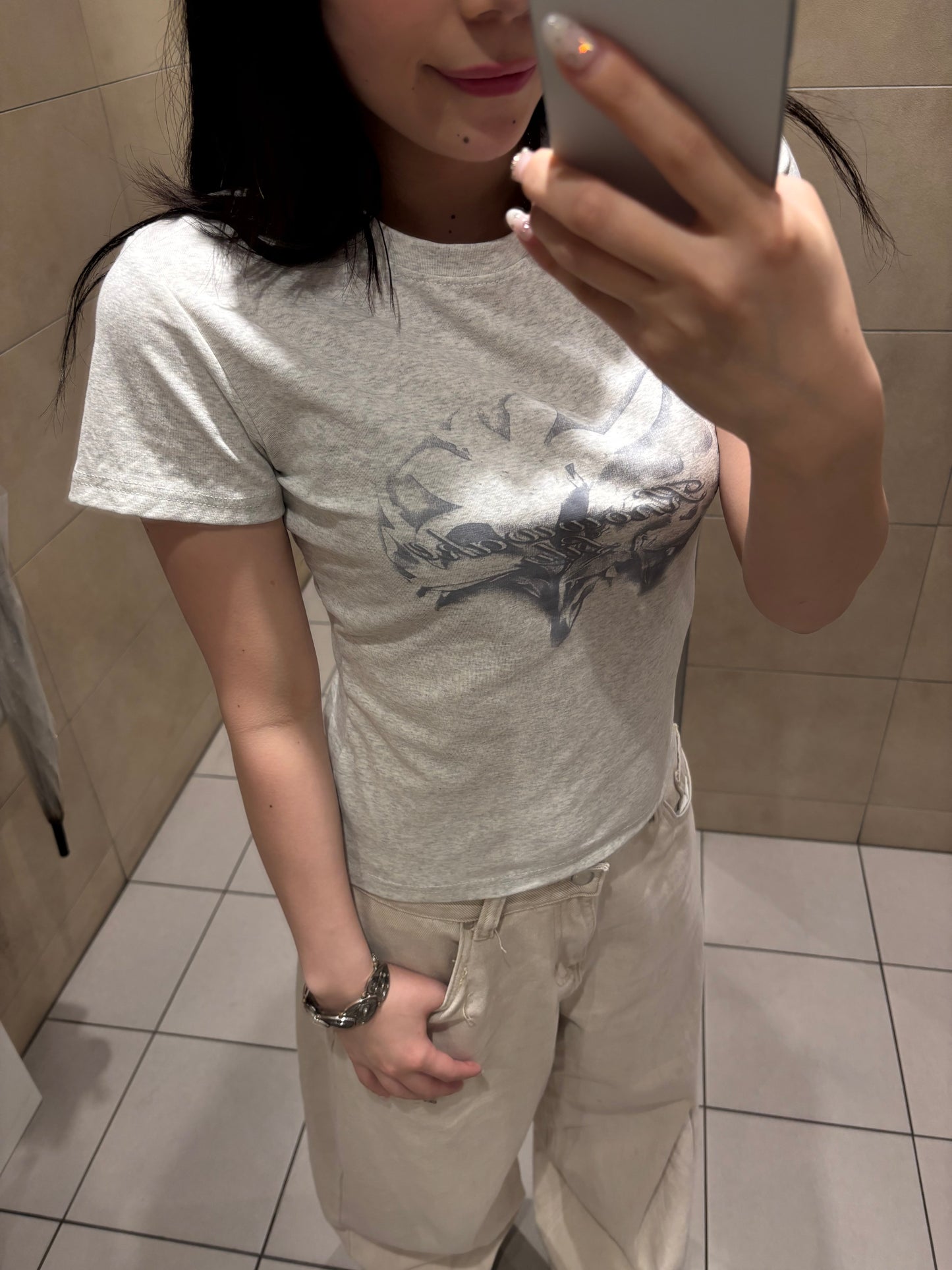 ニュアンスプリントTシャツ DPB89019