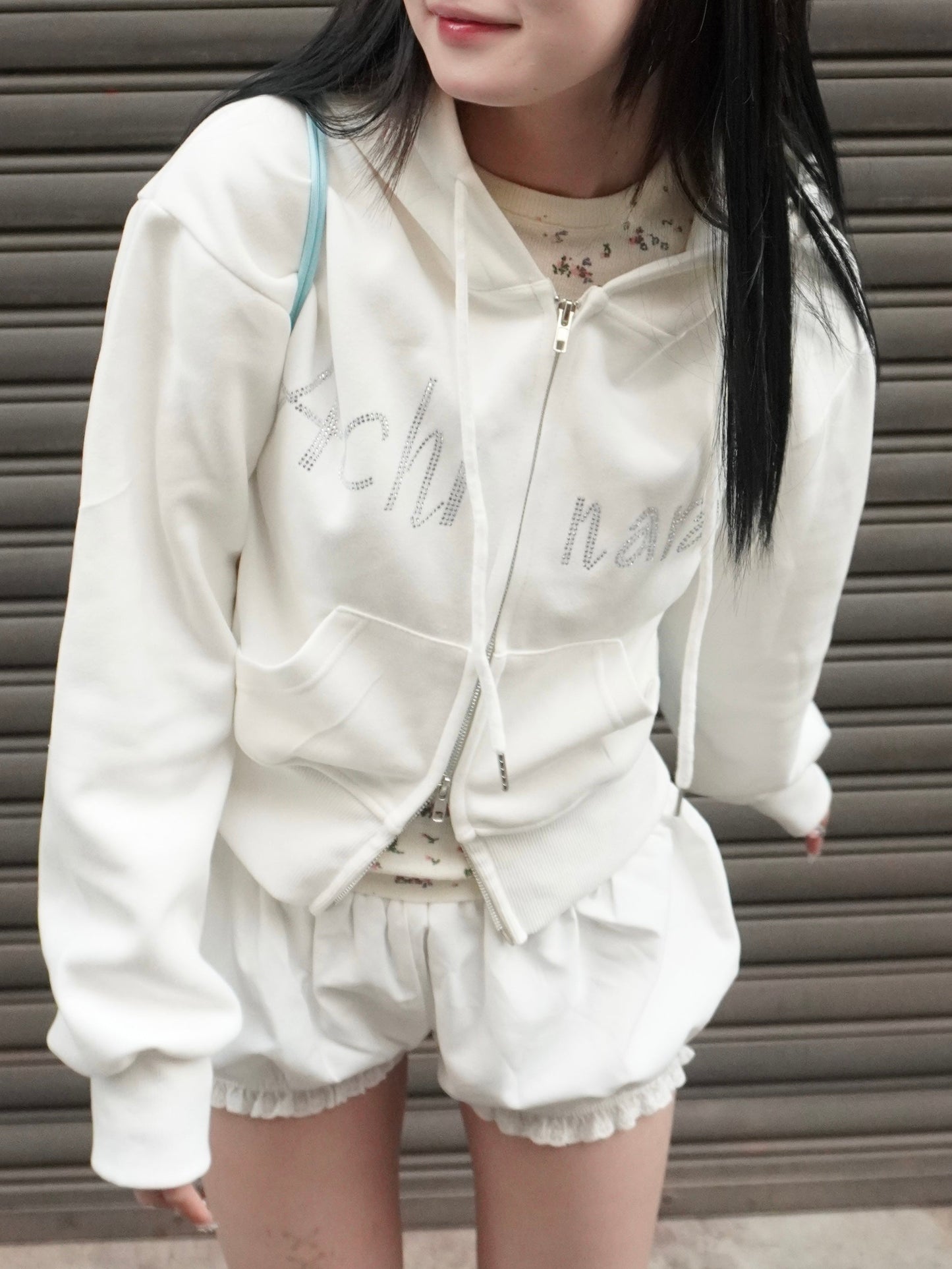 ストーンロゴダブルジップパーカー DPB85325