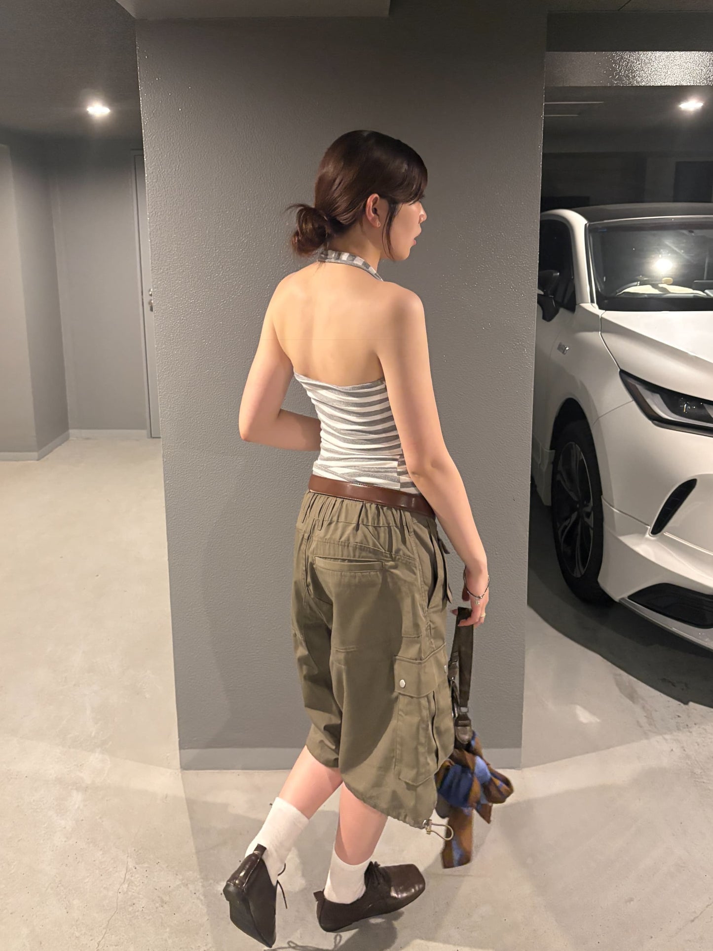シアーTホルターネックキャミセット DPC08036