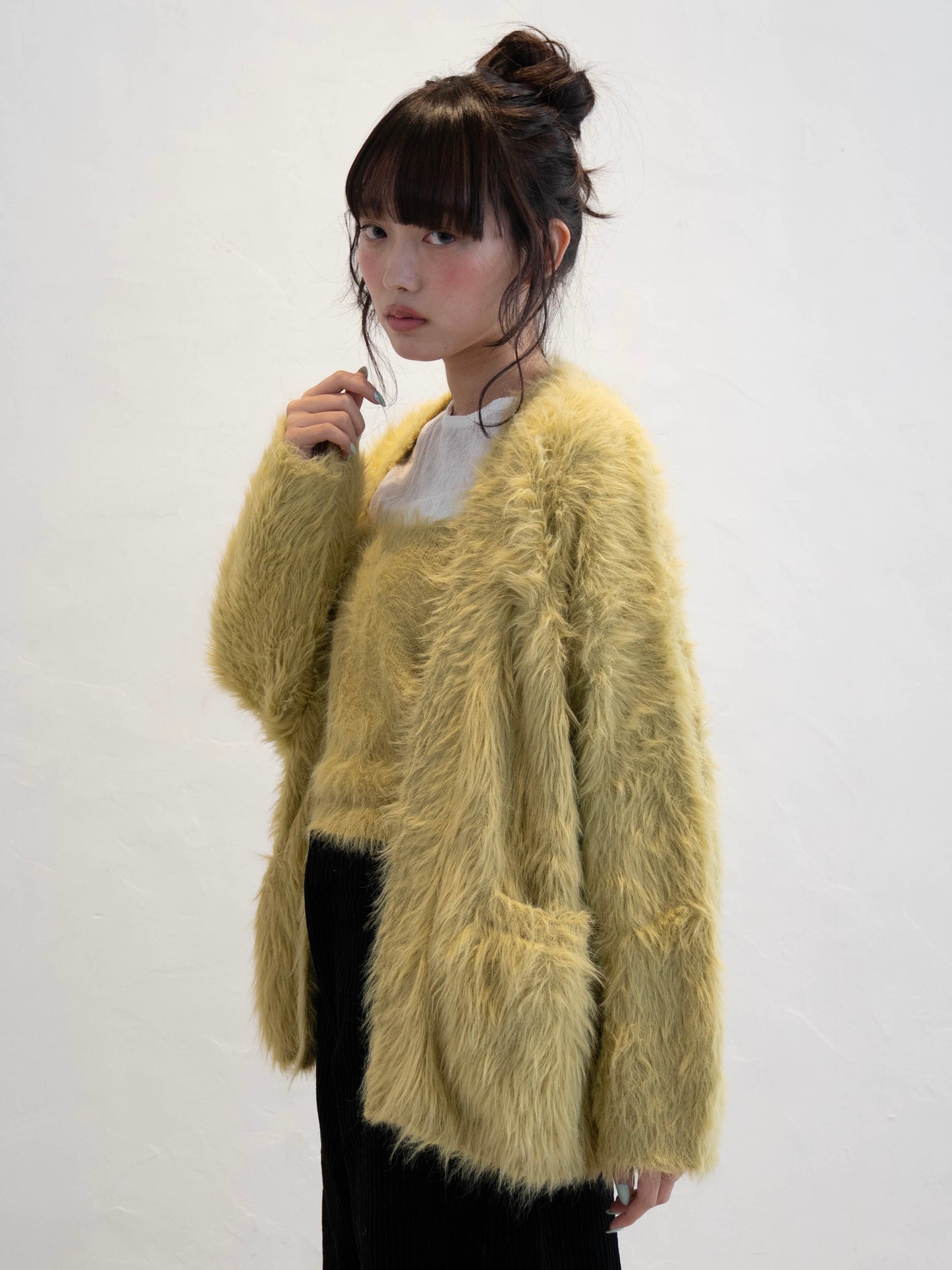 シャギーニットカーディガン DPC02003