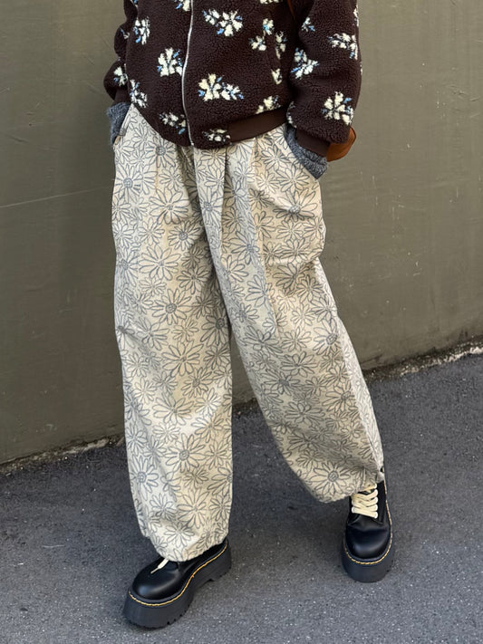 フラワータックパンツ DPB91108