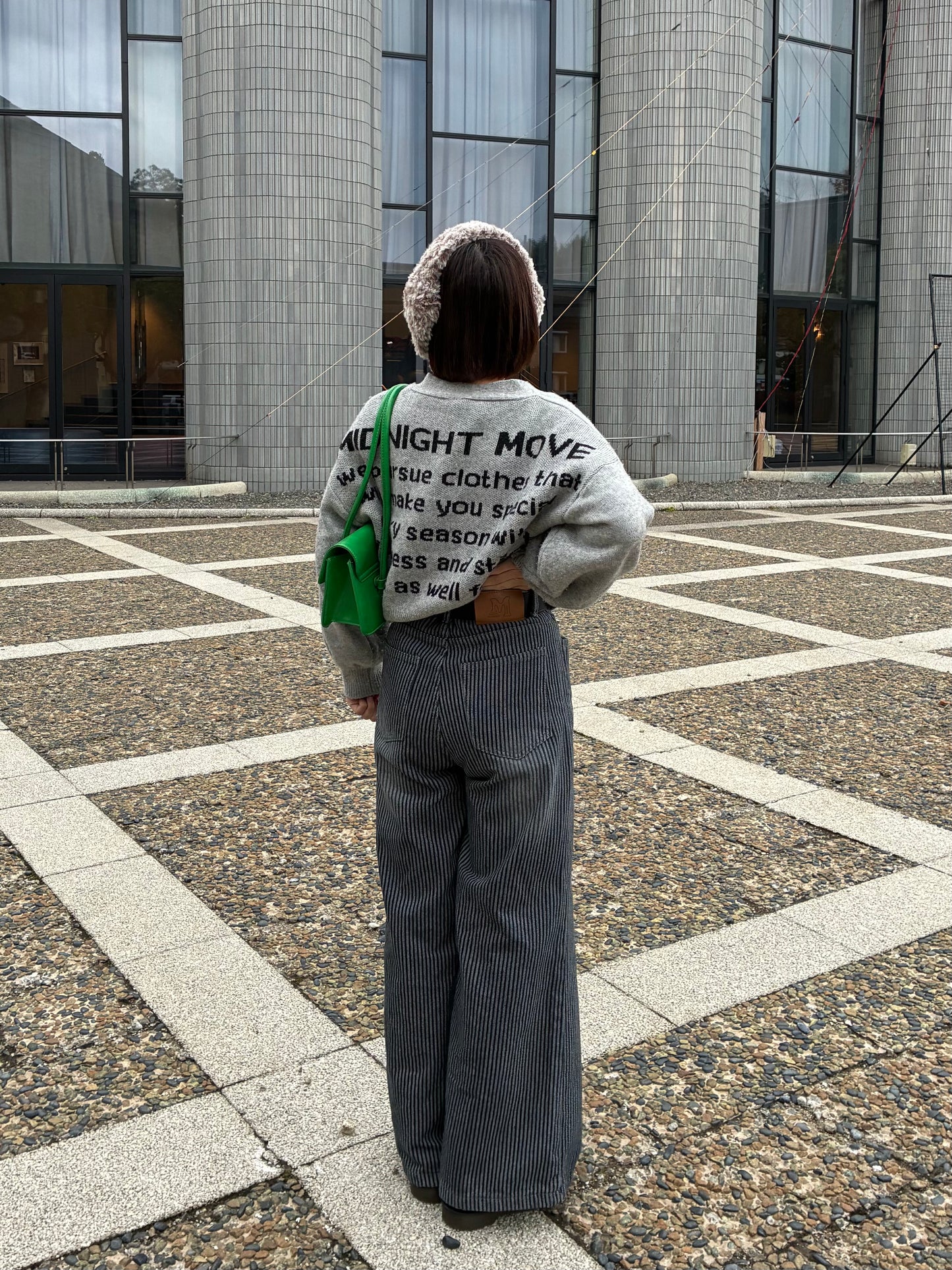 ストライプストレートパンツ DPA61445