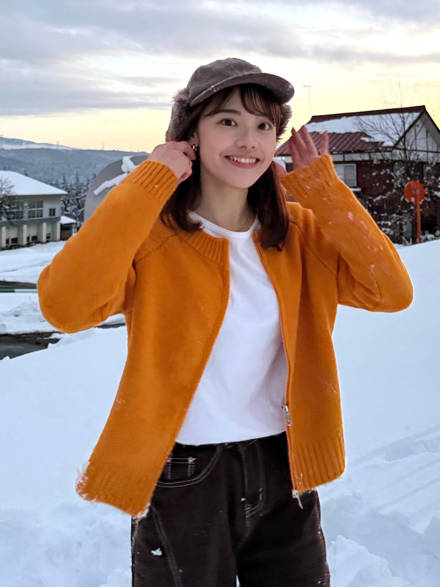 ダブルジップカラーニット DPB47478