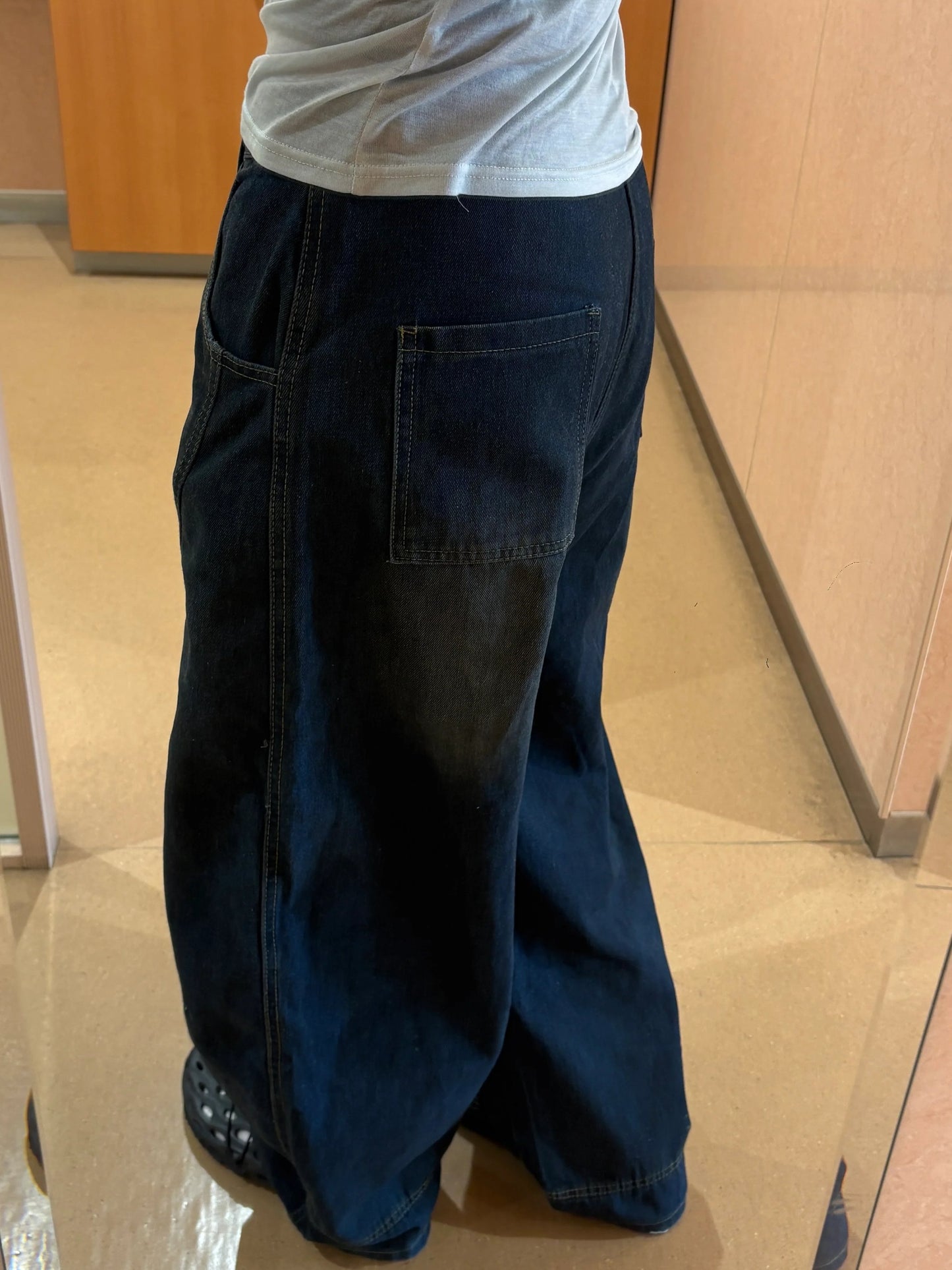 ワイドレッグカーブパンツ DPC08053