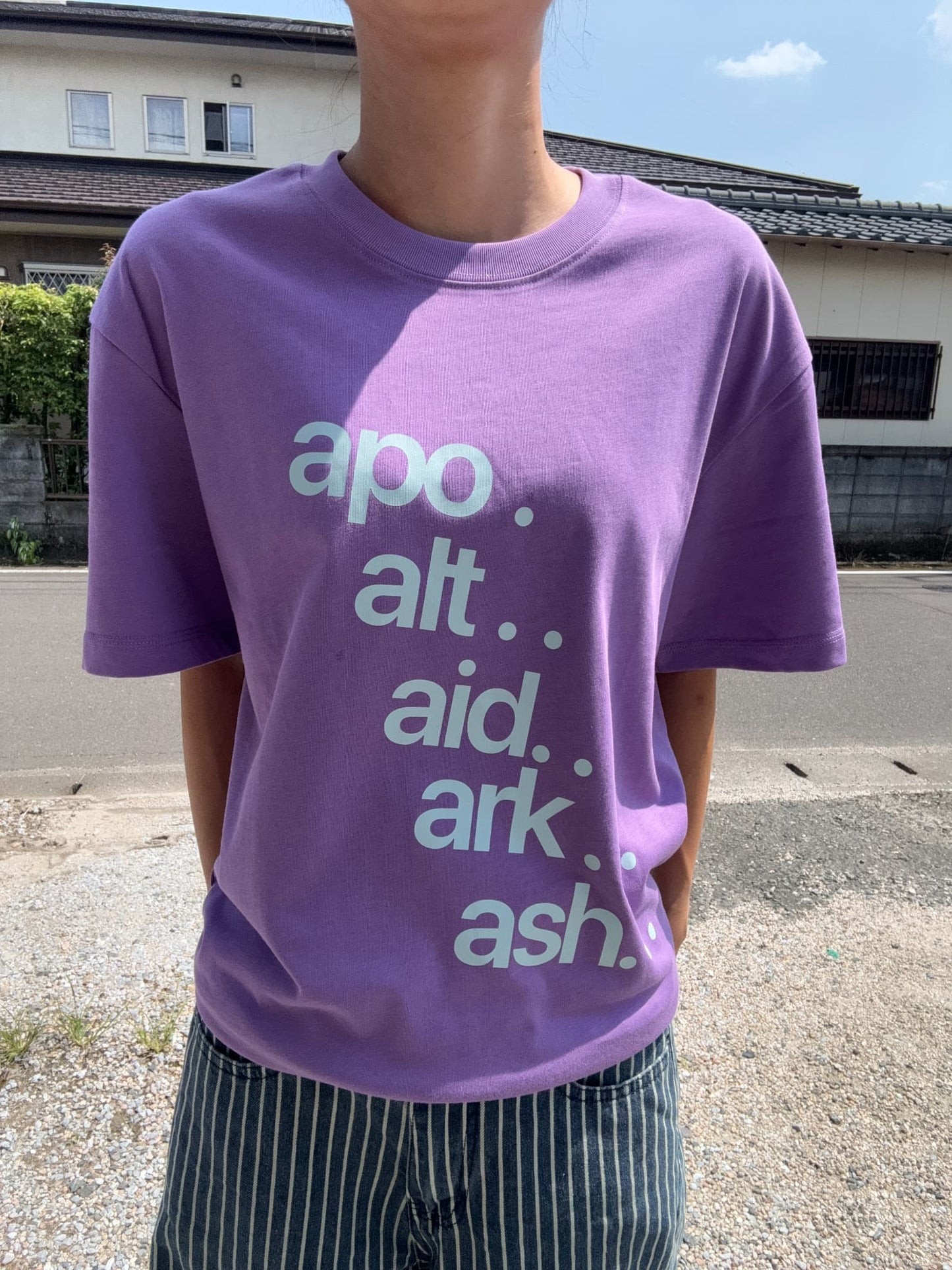 レタリングクルーネックTシャツ DPC07057