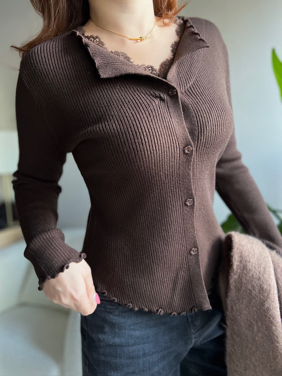 レースレイヤードライクニット DPB56356